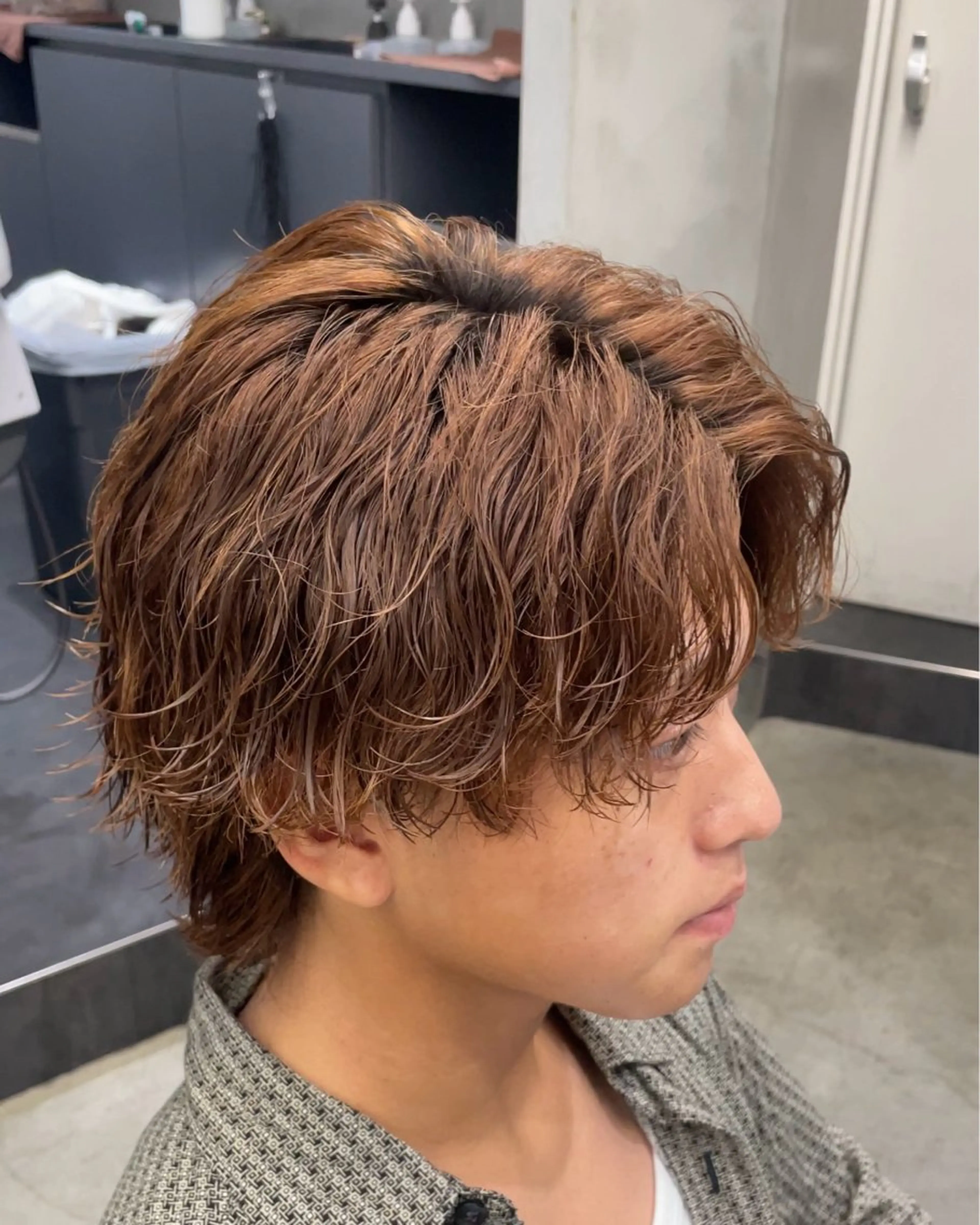 カラー メンズ 藤平海音/fifth PARKのヘアスタイル