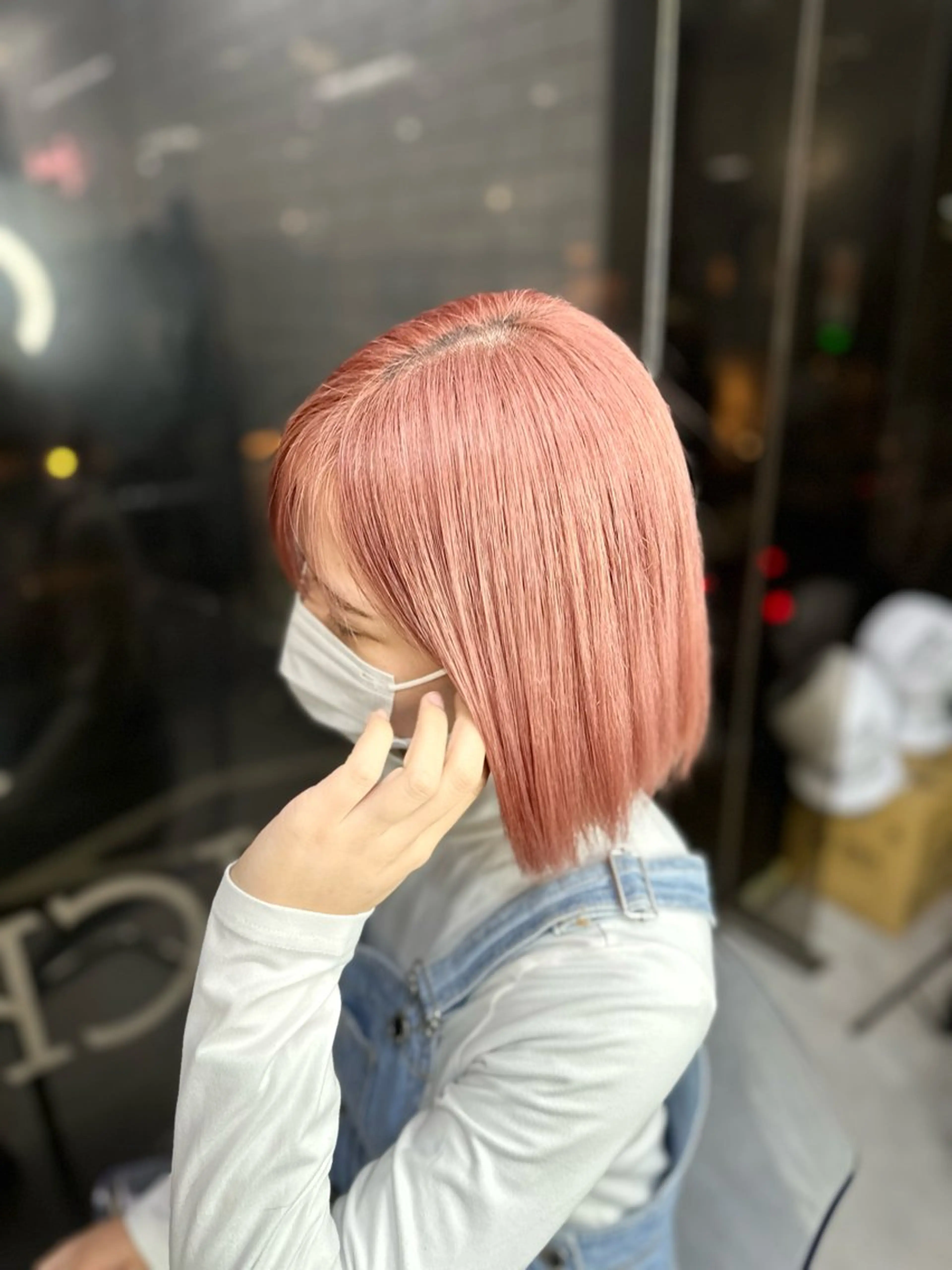 ショート カラー 天野 タイナのヘアスタイル