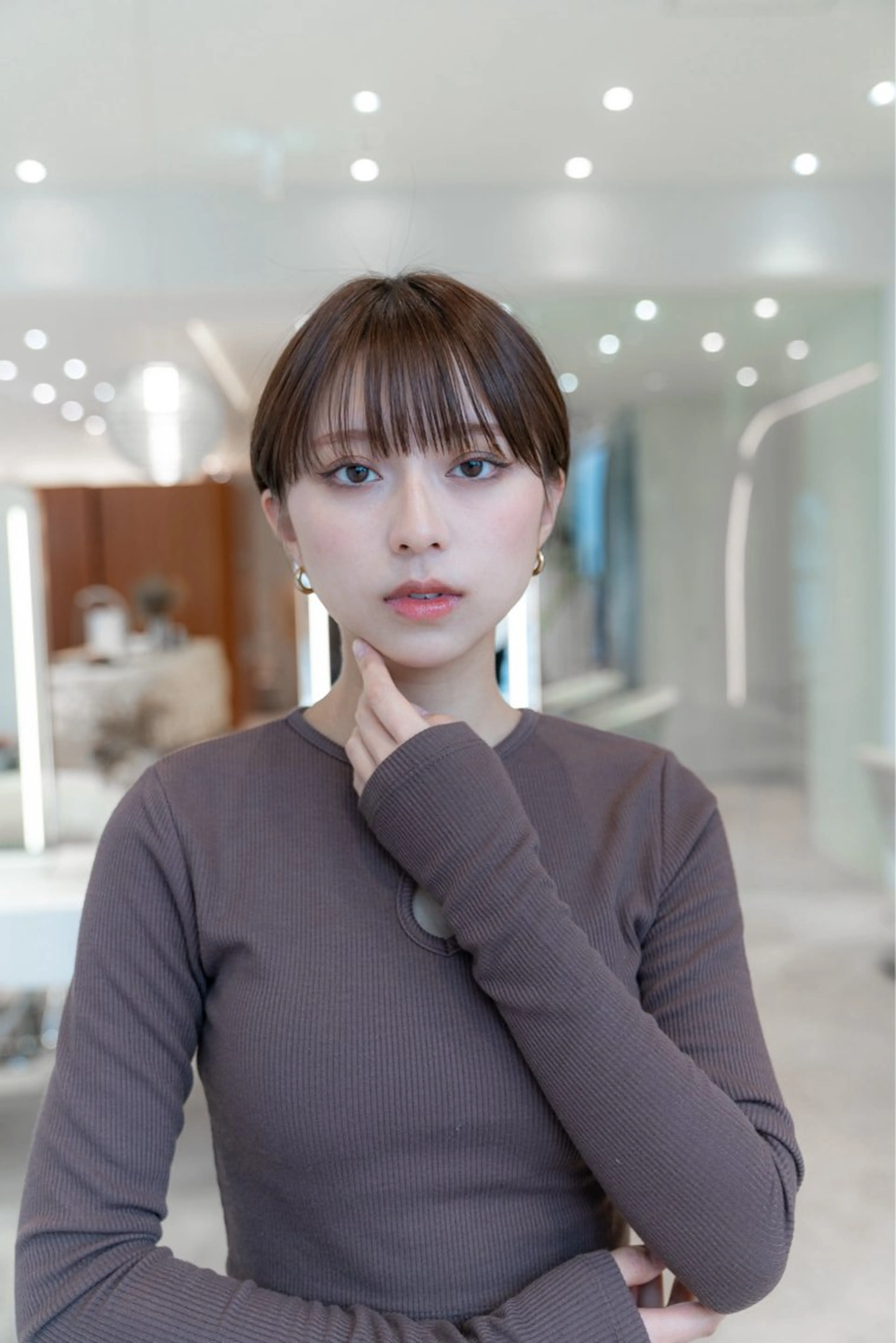 ショート カラー カット ヘアカラー トリートメント 🉐レイヤー/塩見 弘樹🉐渋谷のヘアスタイル