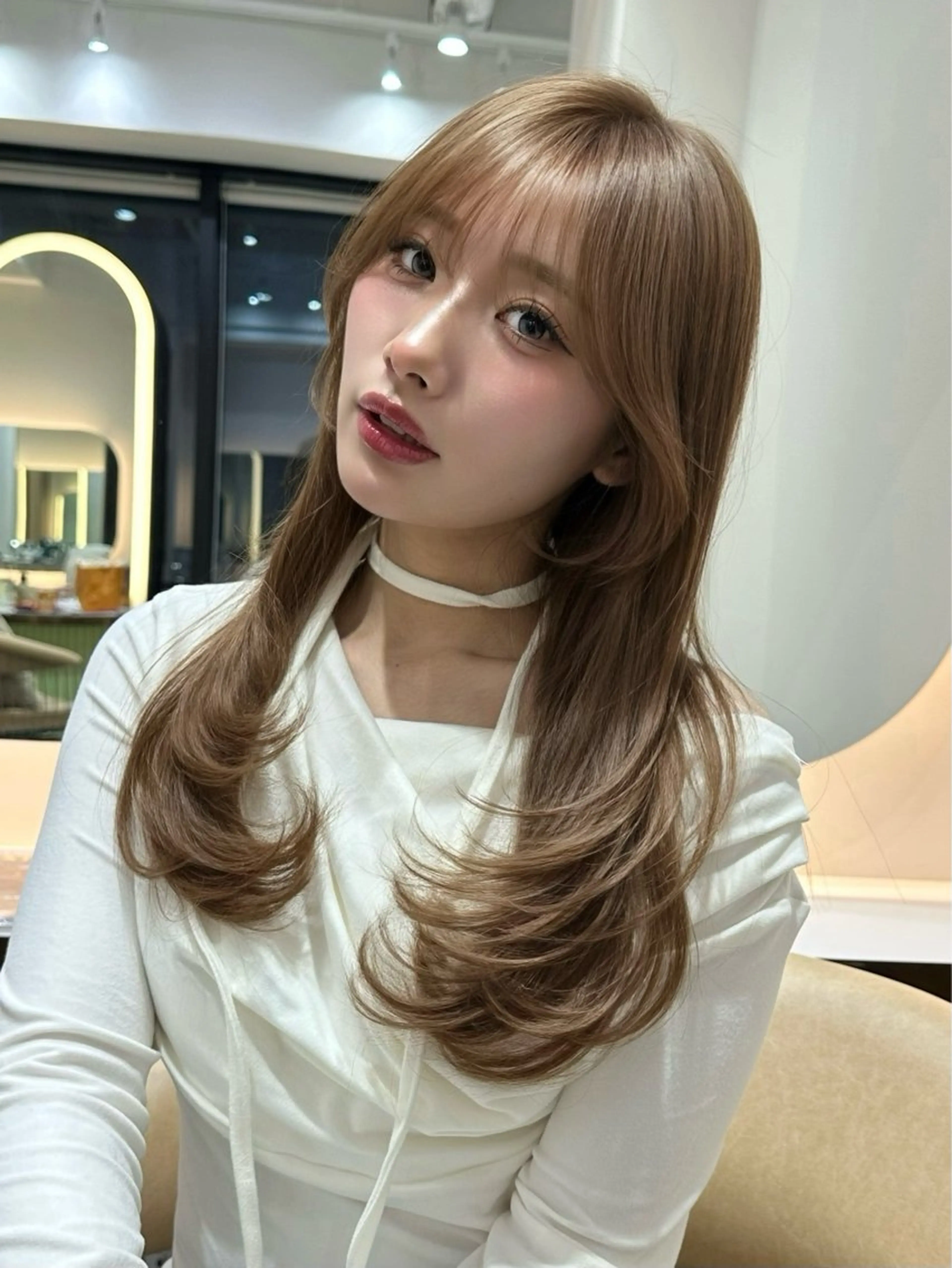 【朝ラク革命】☀️ストカール(縮毛矯正×デジパ)✨韓国レイヤー似合わせカット💎うるツヤトリートメント🫧の写真