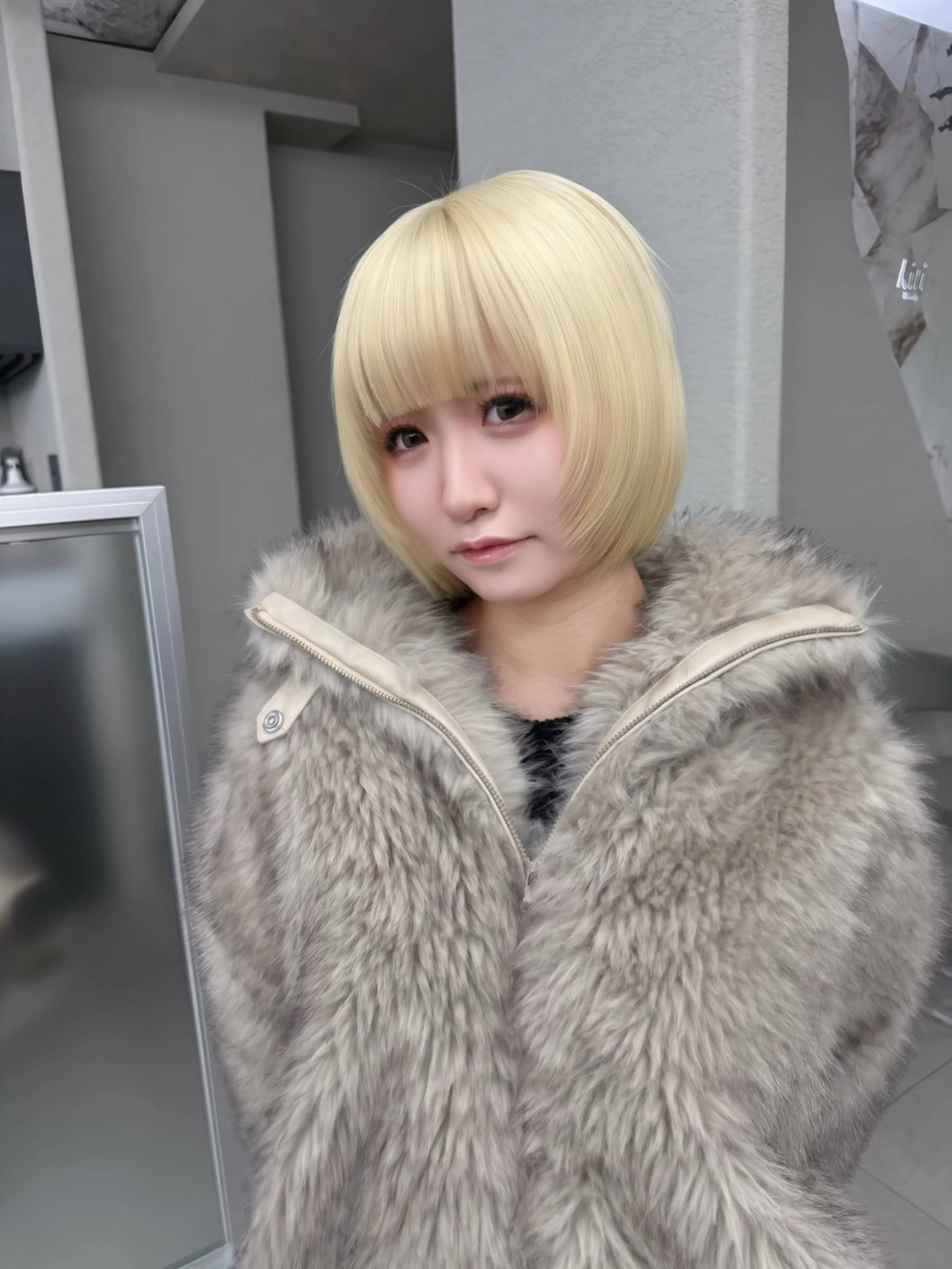 ショート カラー ヘアカラー ヘアセット 栄美容師/kiti /ボブ/ケントのヘアスタイル