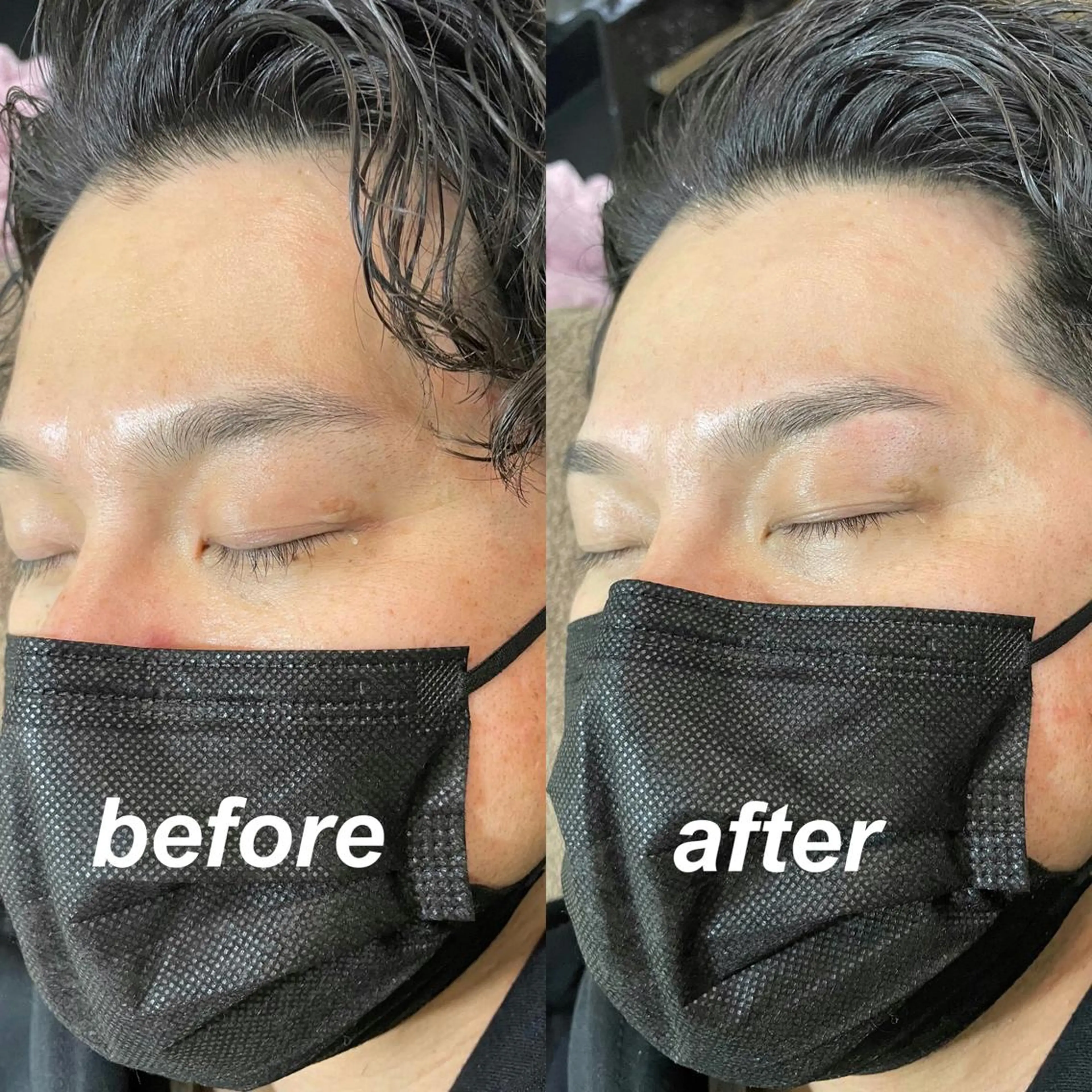 アイブロウ カット アタ ムのヘアスタイル