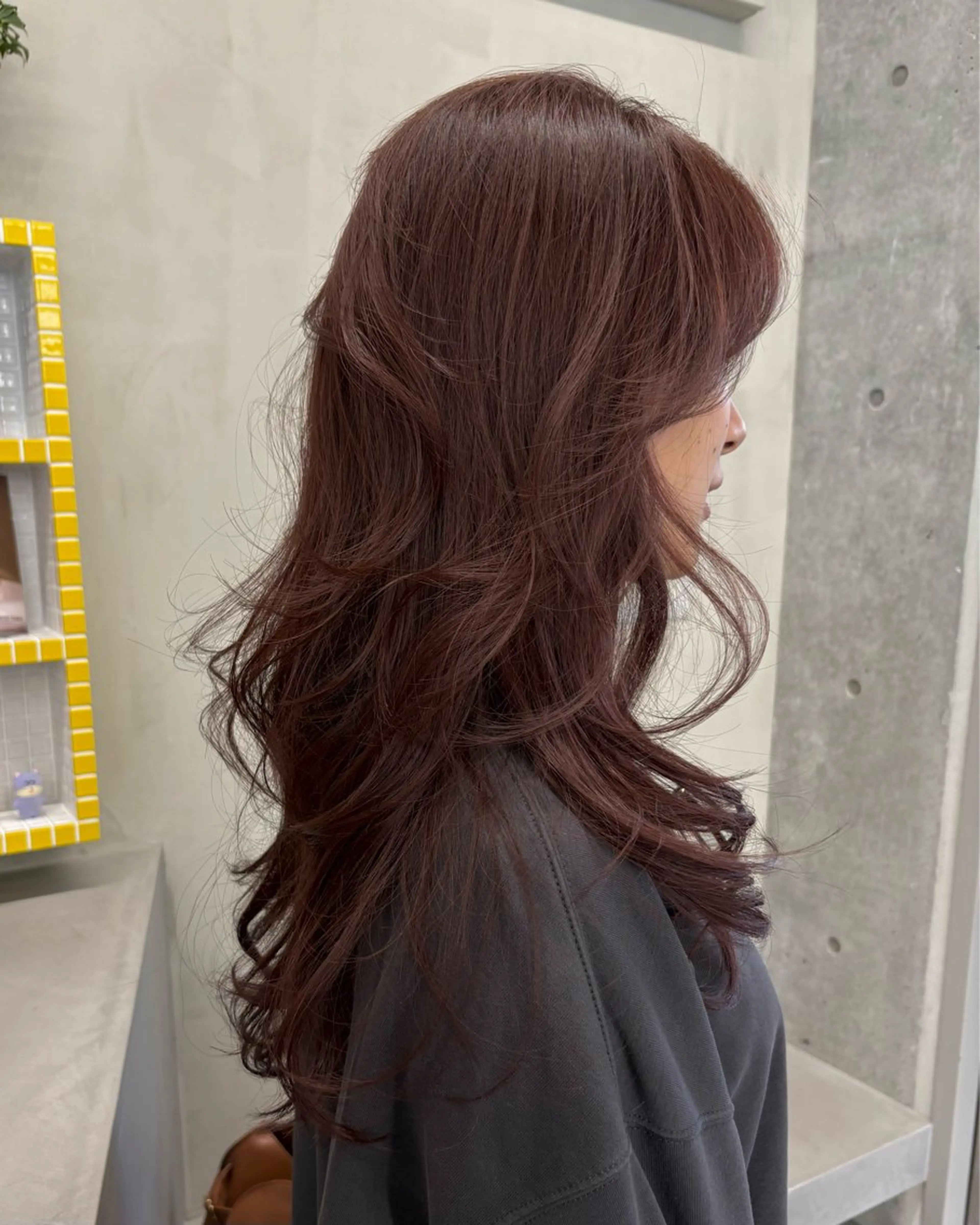 ロング カラー カット ヘアカラー レイヤー/柔色 カラー/SAkiのヘアスタイル