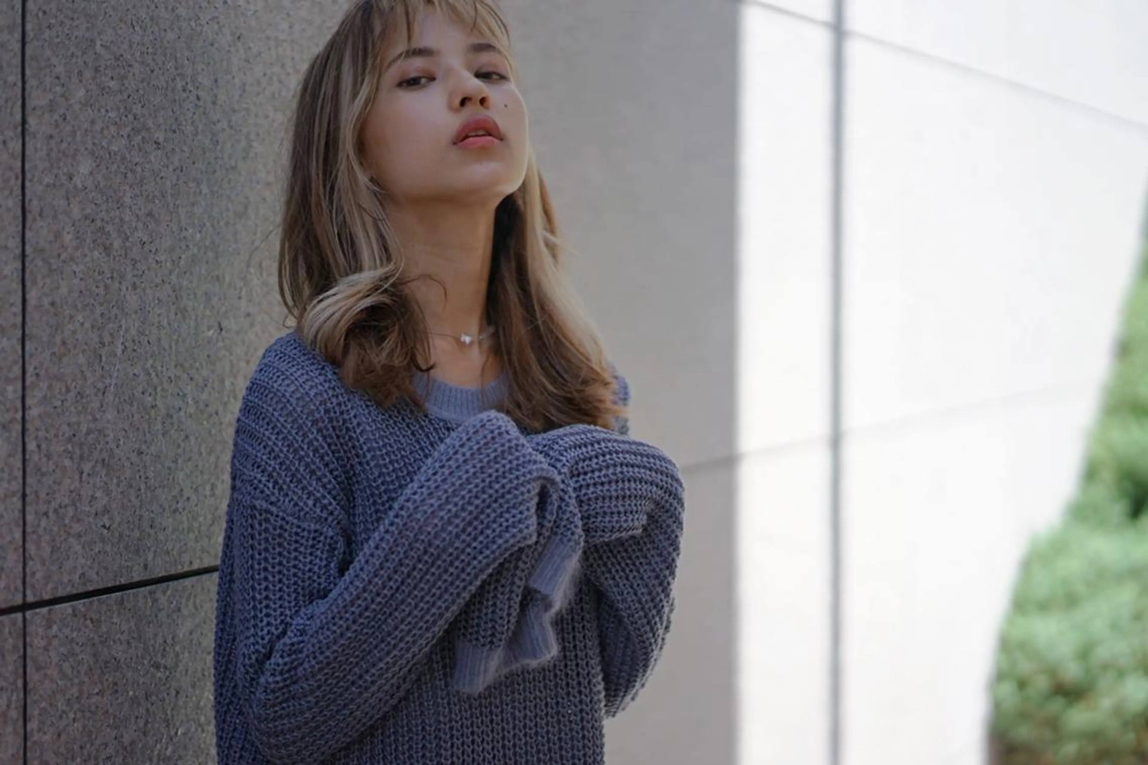 セミロング カラー ブリーチ ケアブリーチ ダブルカラー イヤリングカラー ハイライトカラー カット ヘアカラー N° jemica 札幌のヘアスタイル