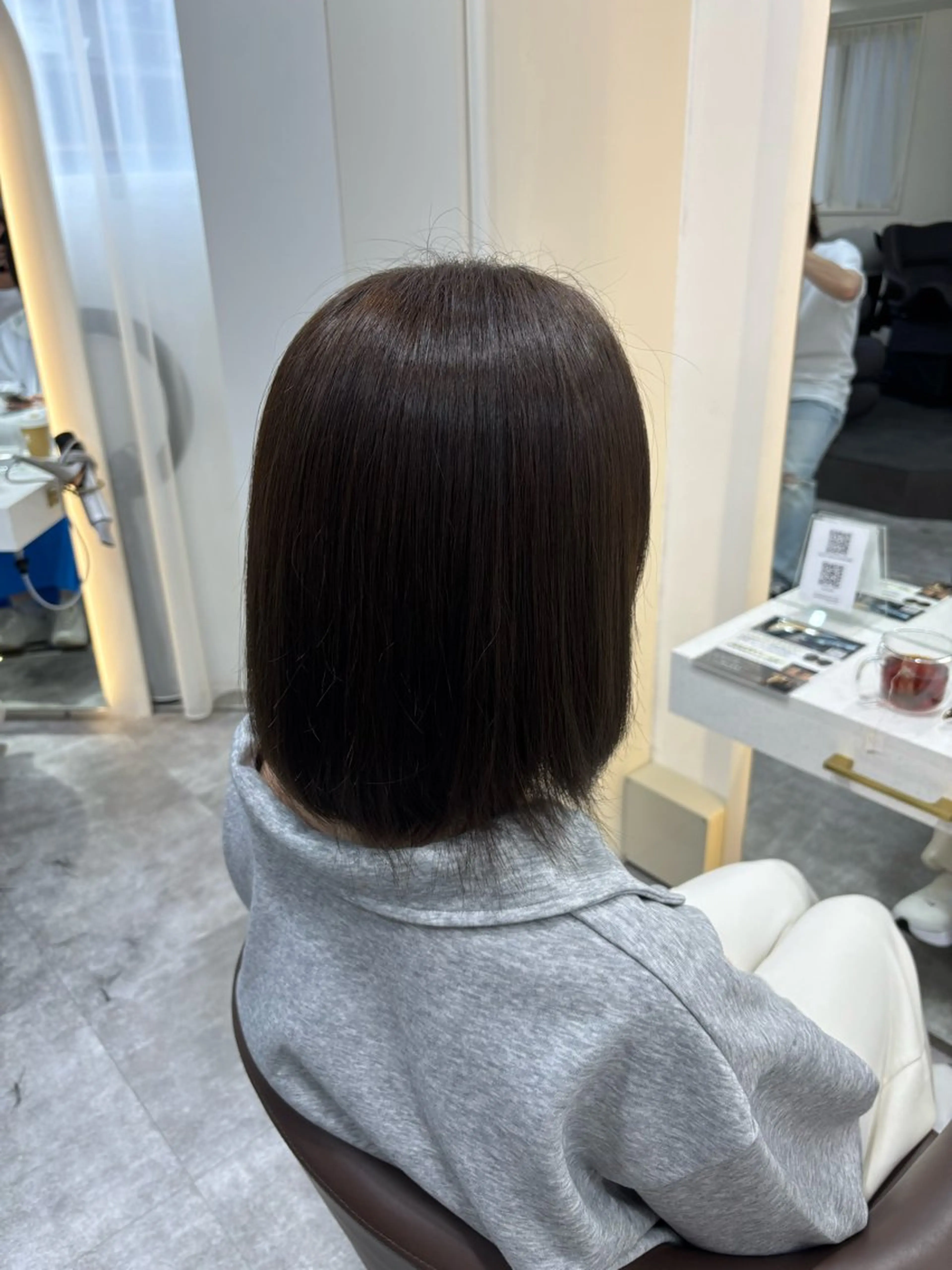 ショート カラー ヘアカラー トリートメント ヘアセット 艶髪カラー・髪質改善 ストレートAsunaのヘアスタイル