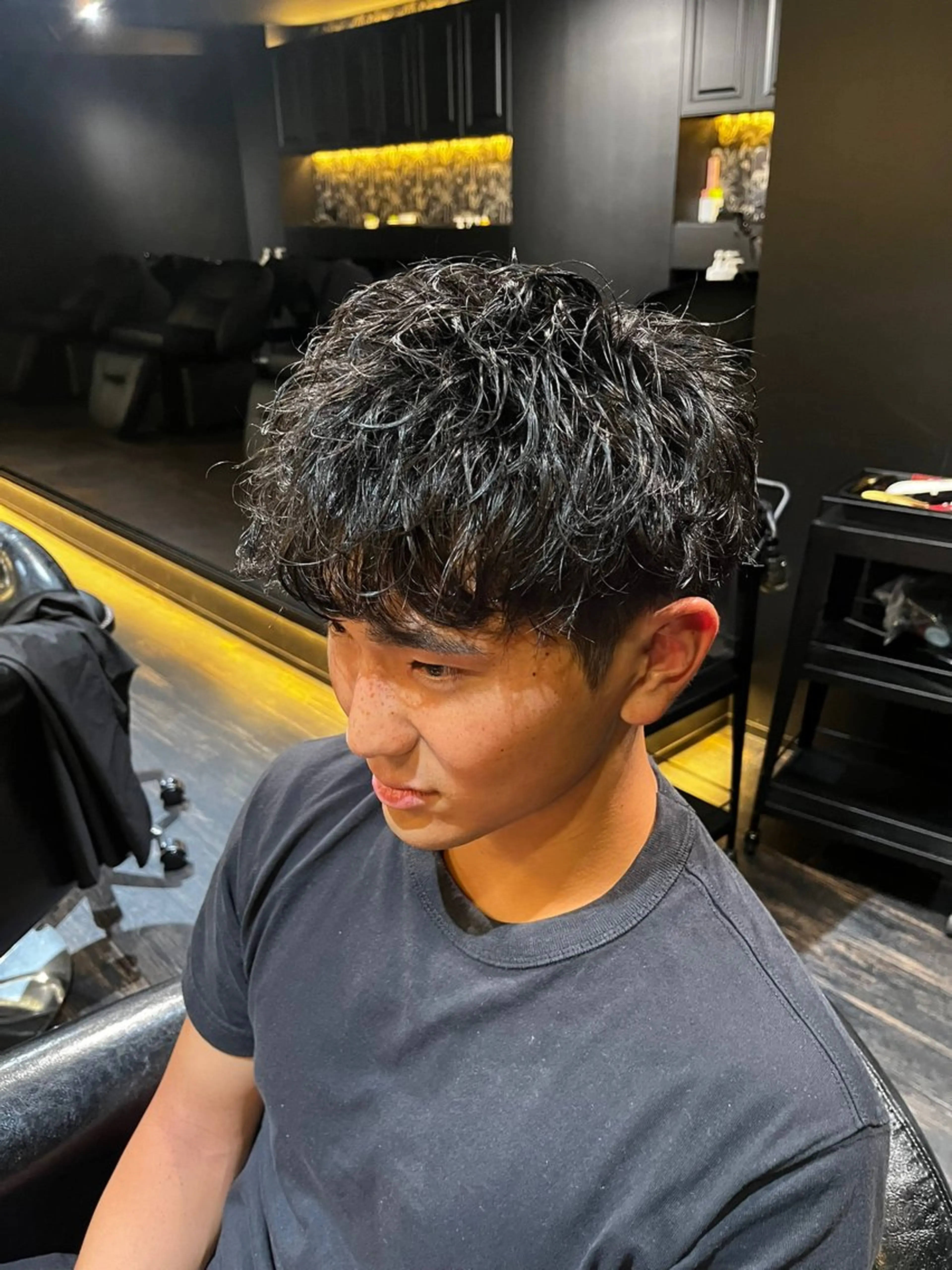 ショート パーマ 中川 花菜のヘアスタイル