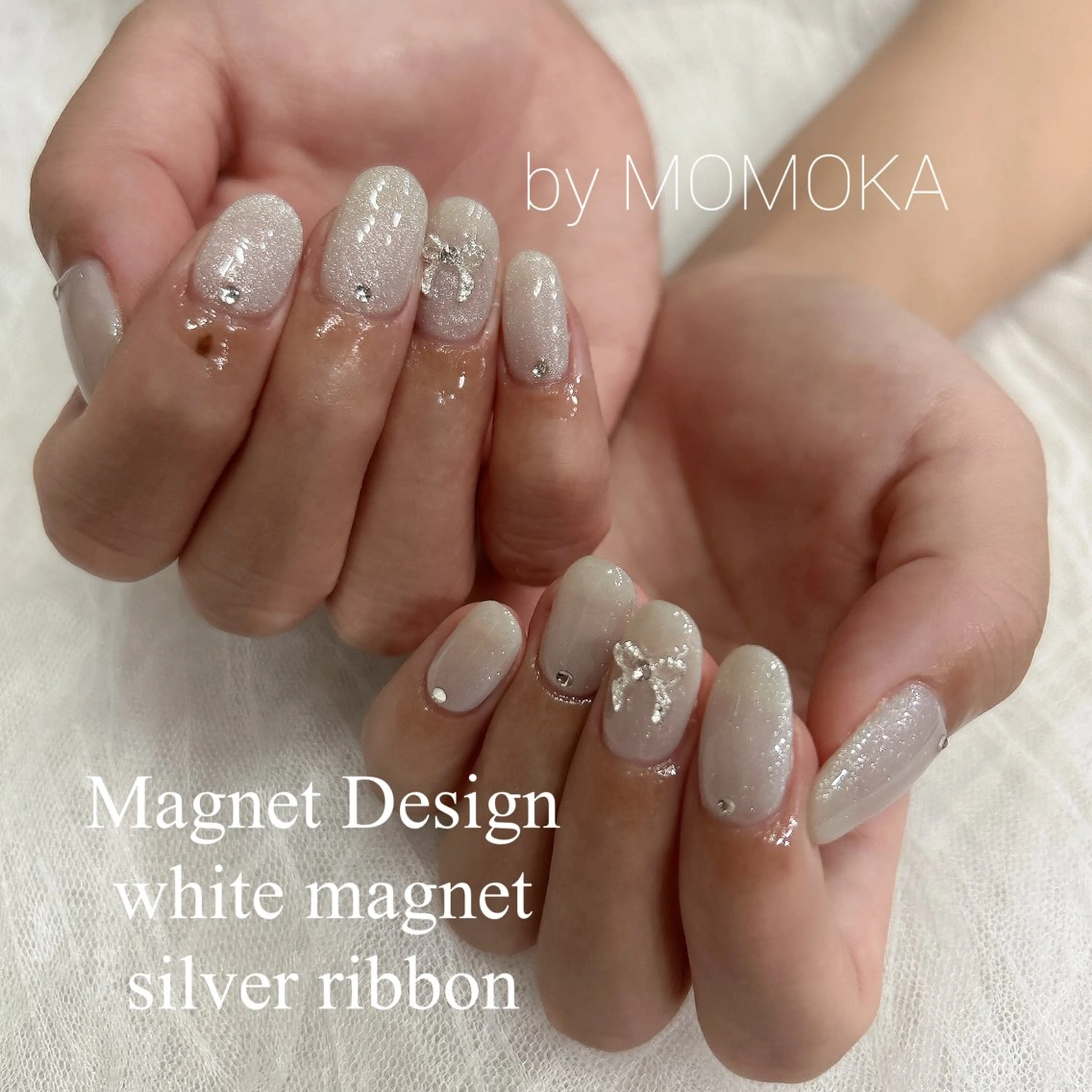 ネイル マグネットネイル Momo nailsalonのネイルデザイン