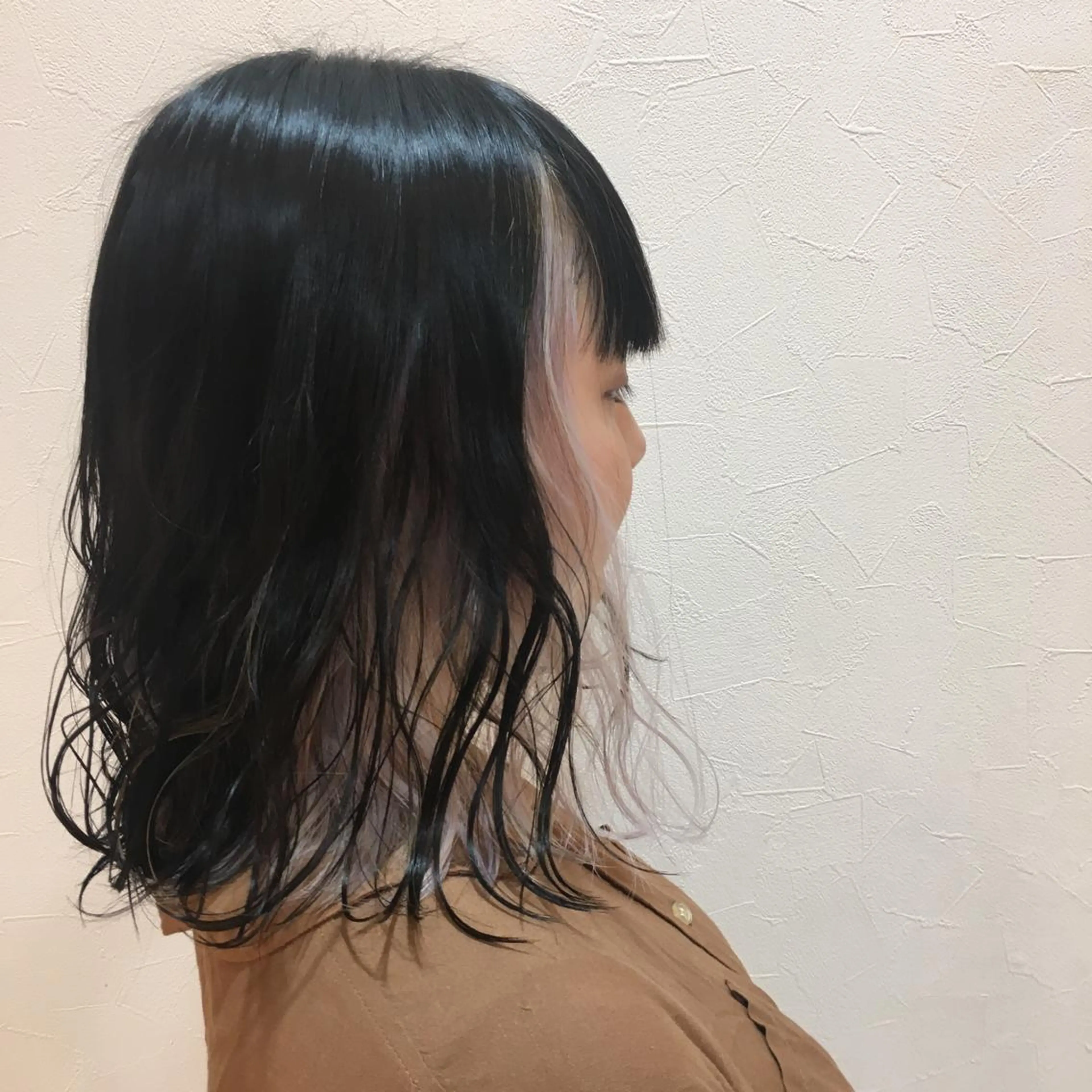 ミディアム カラー ブリーチ ケアブリーチ 井手 孔介のヘアスタイル
