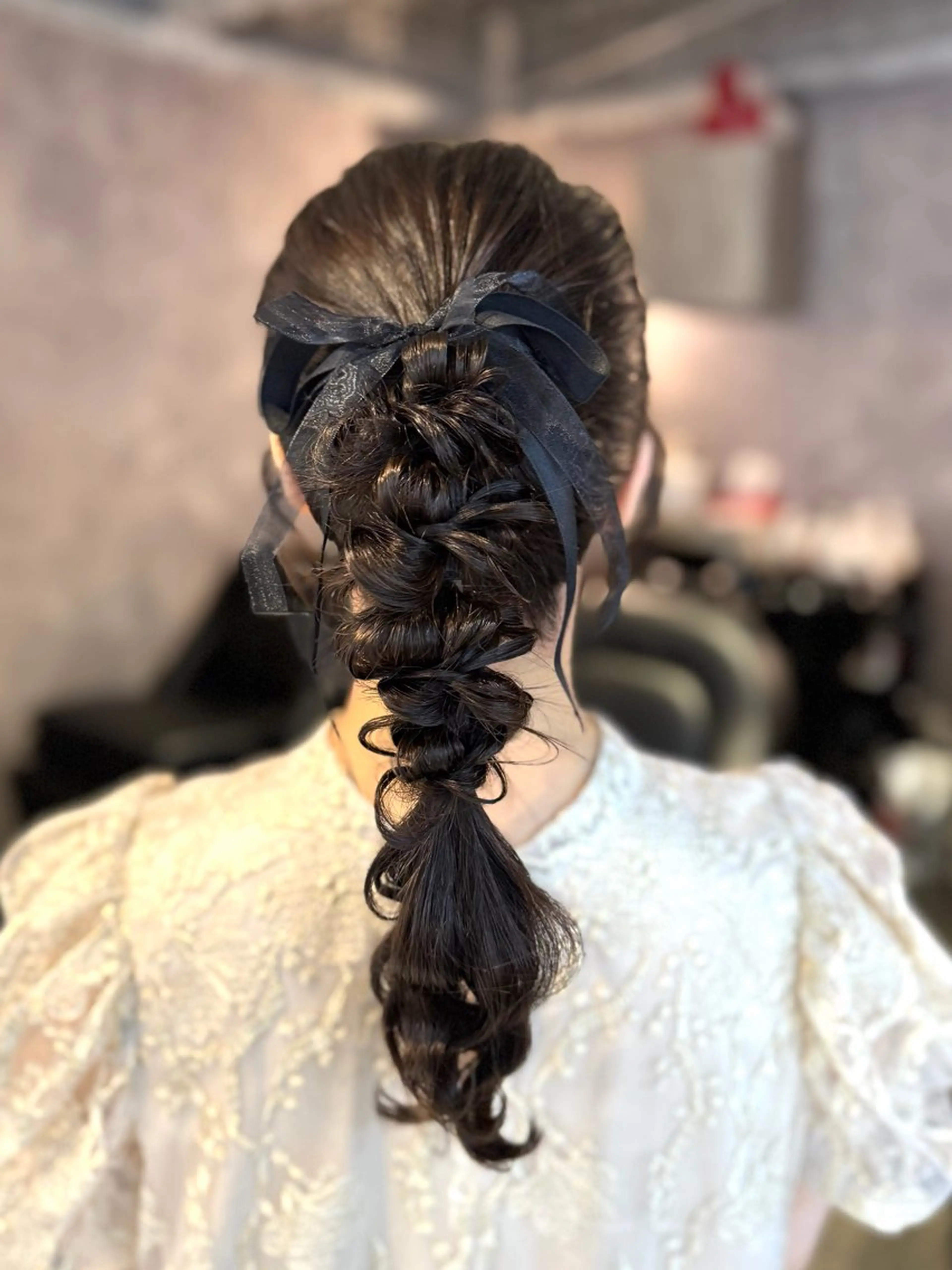 ロング ヘアアレンジ ヘアセット 🩶鈴木茉奈🩶艶髪 /透明感/暖色カラーのヘアスタイル