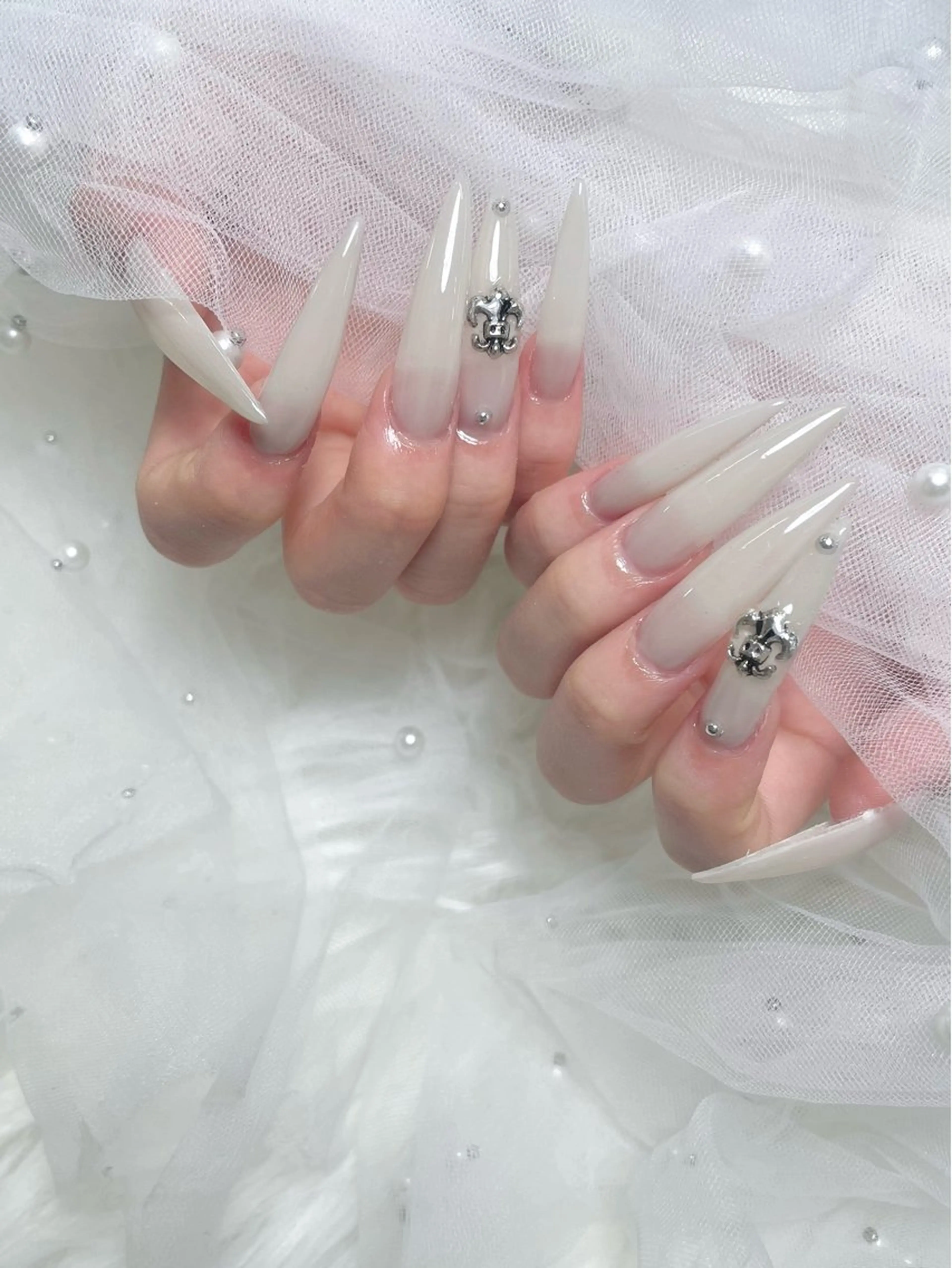 ネイル ロングネイル スーパーロングネイル IBUKI momo京橋のネイルデザイン