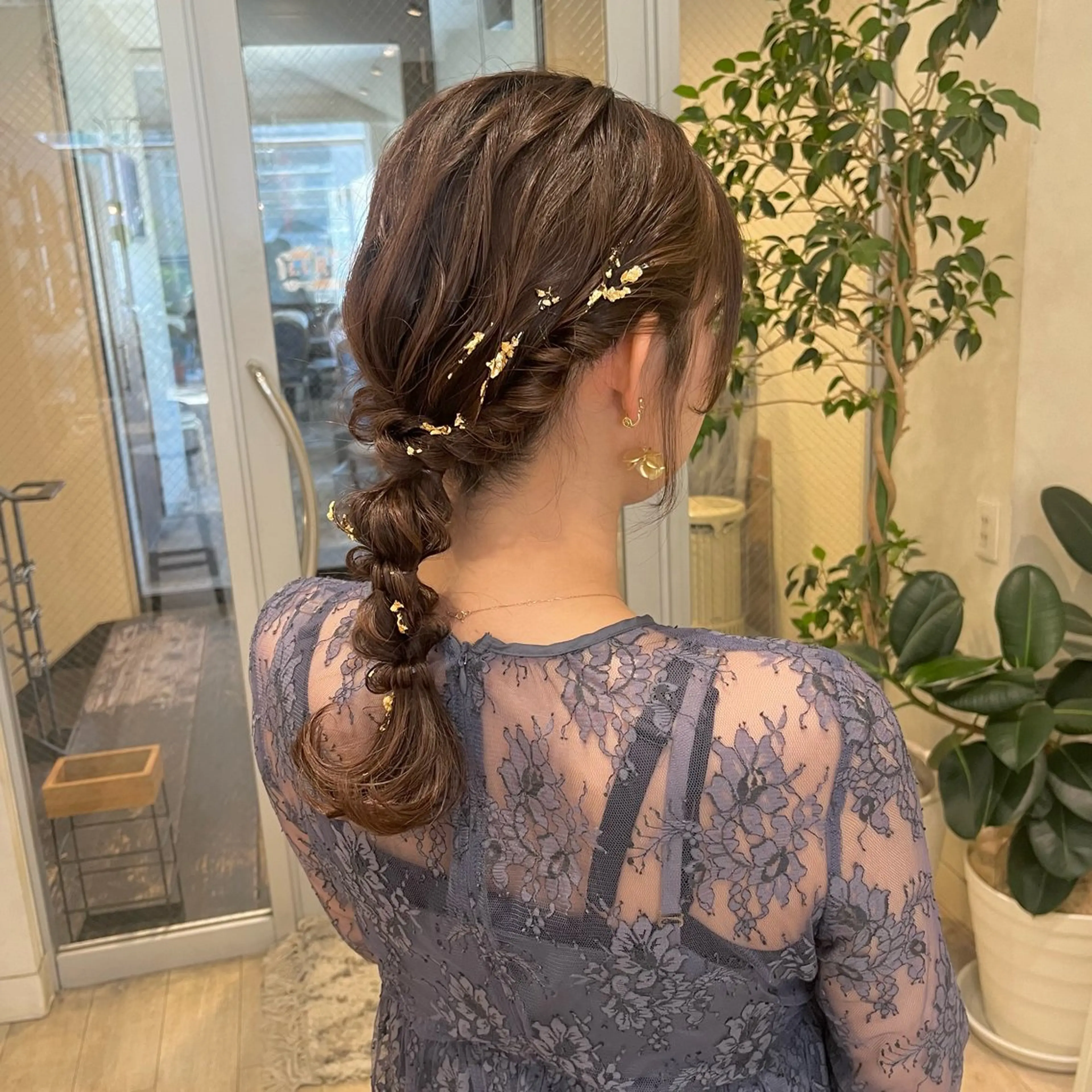 ミディアム ヘアアレンジ SiLO yuri andoのヘアスタイル
