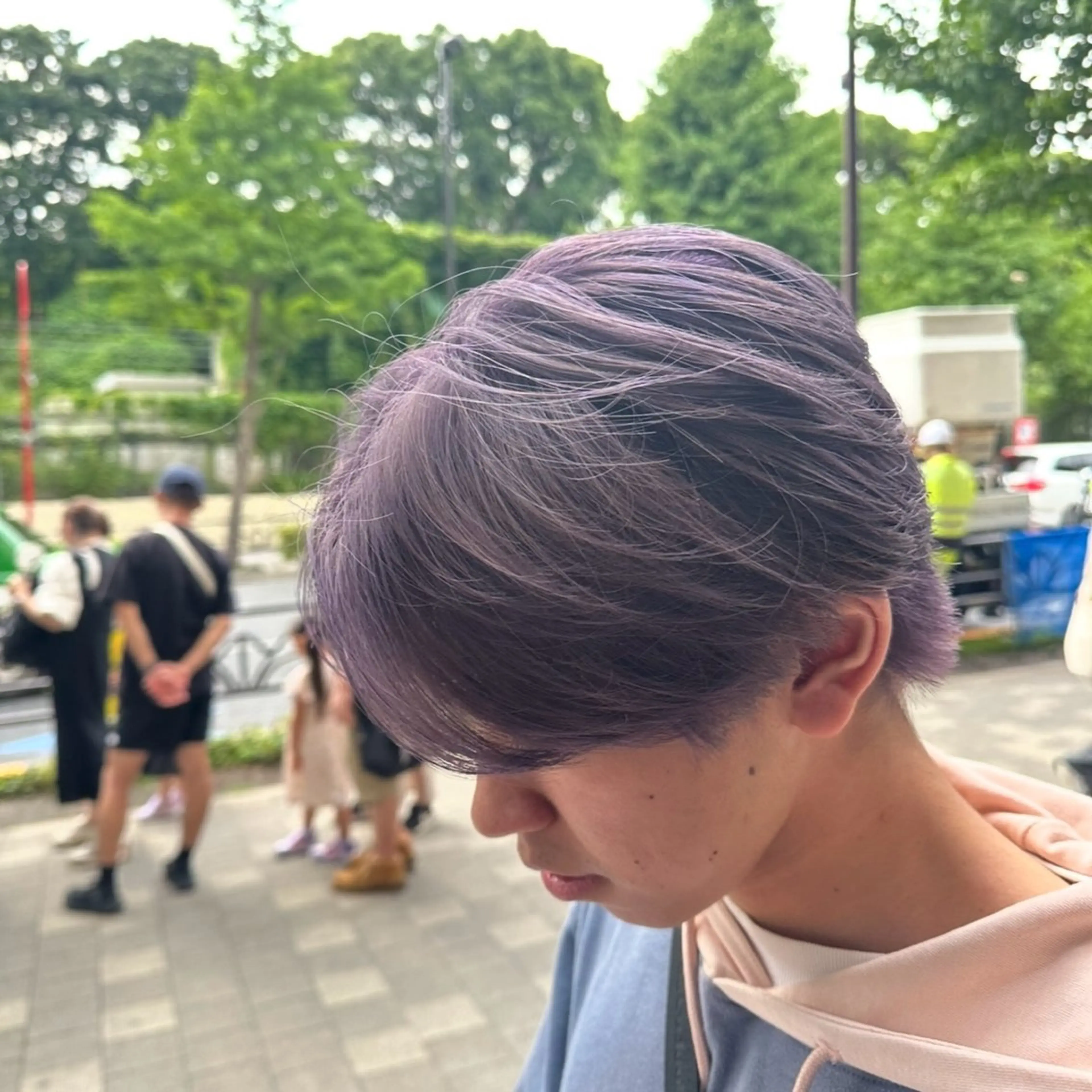 ショート カラー MINX/ボブ/ レイヤー/田中元翔のヘアスタイル