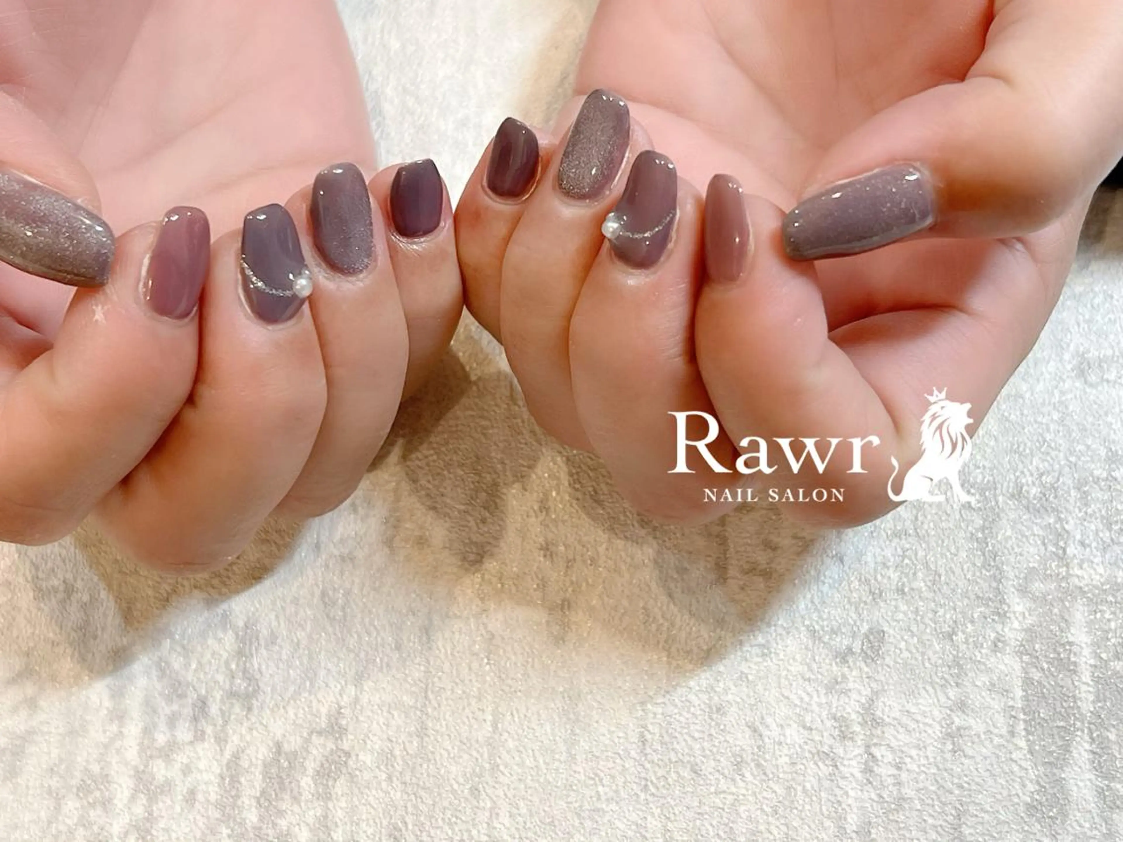 ネイル ハンドネイル Rawr / saoriのネイルデザイン