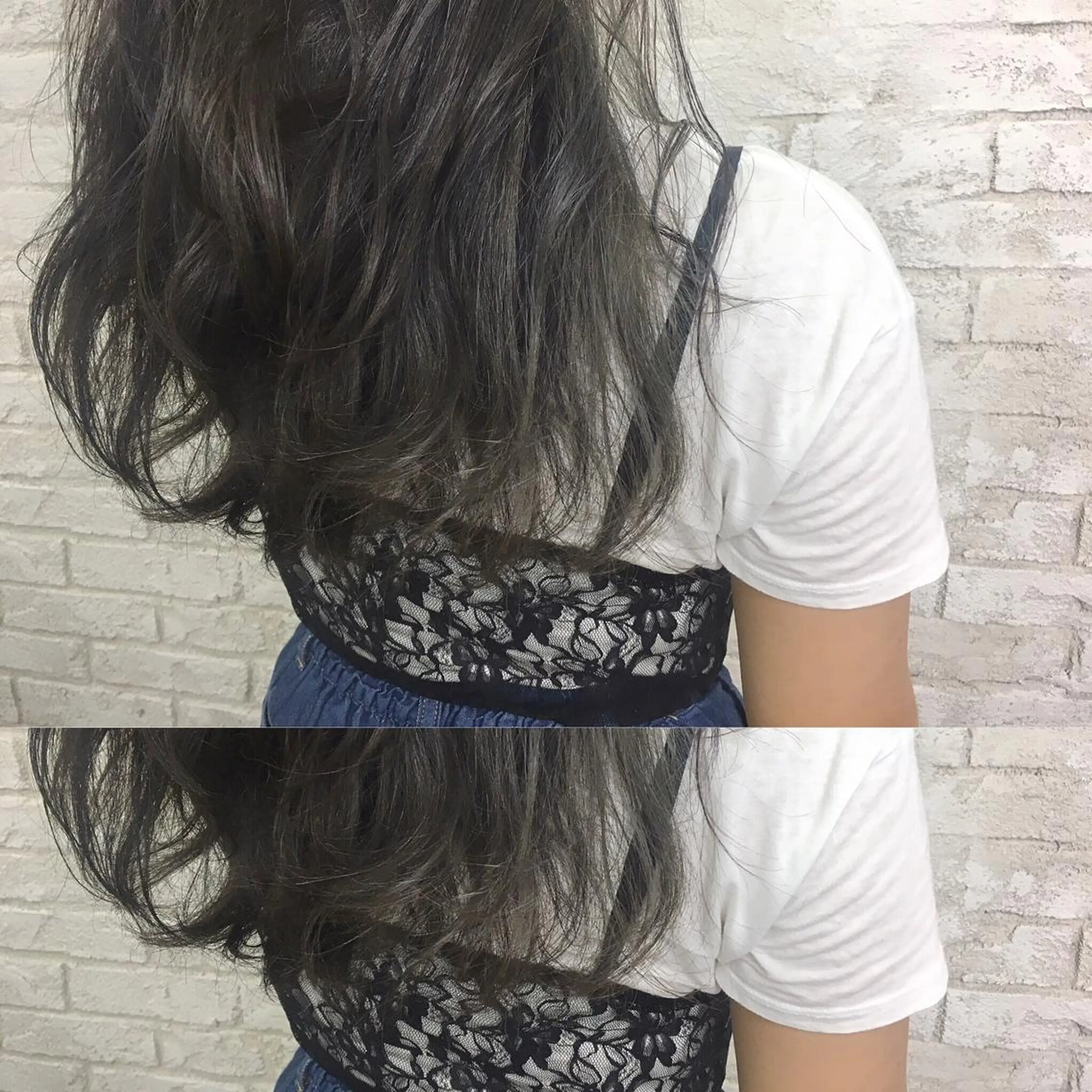 セミロング カラー イルミナカラー boutique misakiのヘアスタイル