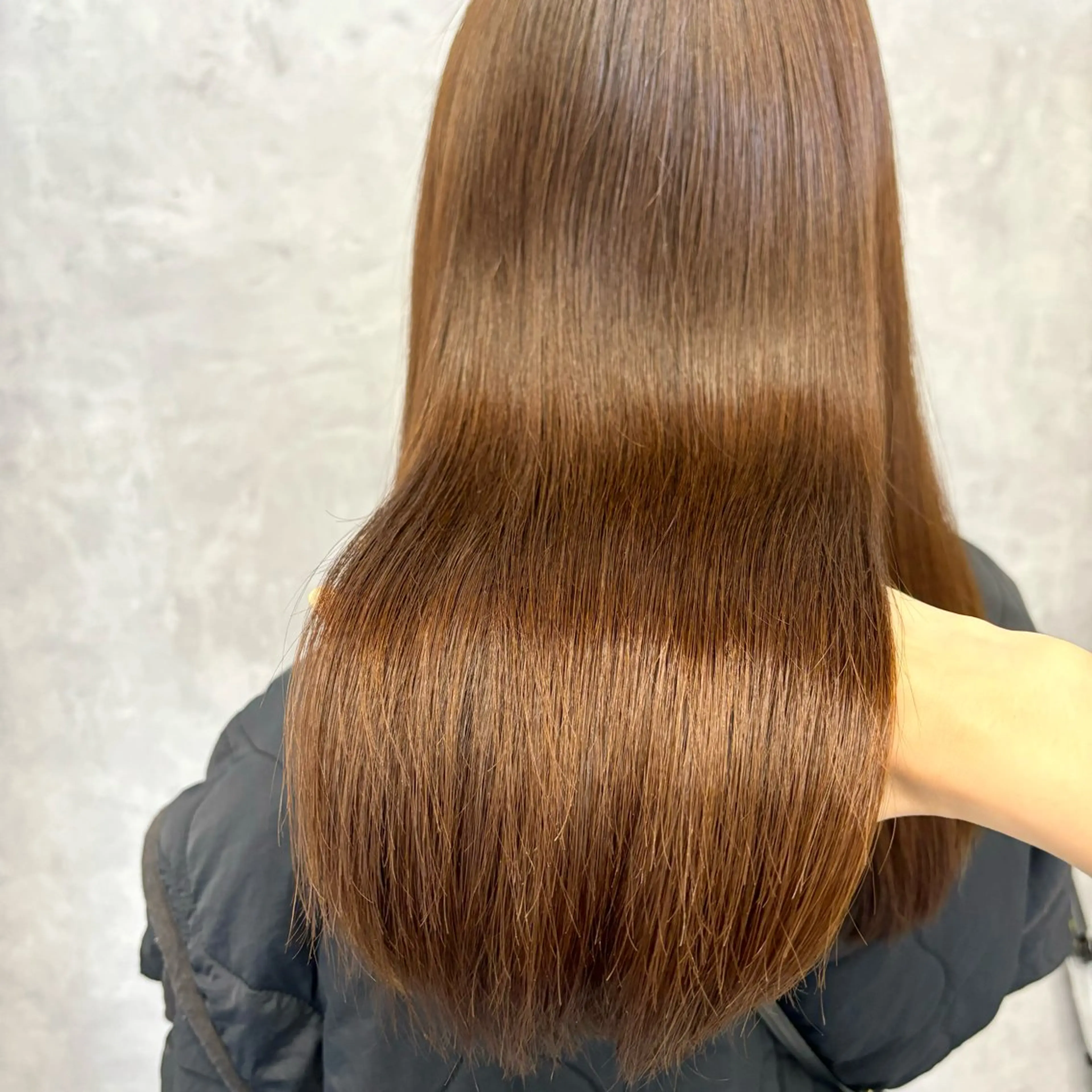 【ツヤツヤ美髪に💕】透明感アディクシーカラー✨+カット+TOKIO５stepトリートメント🩵　13500円の写真