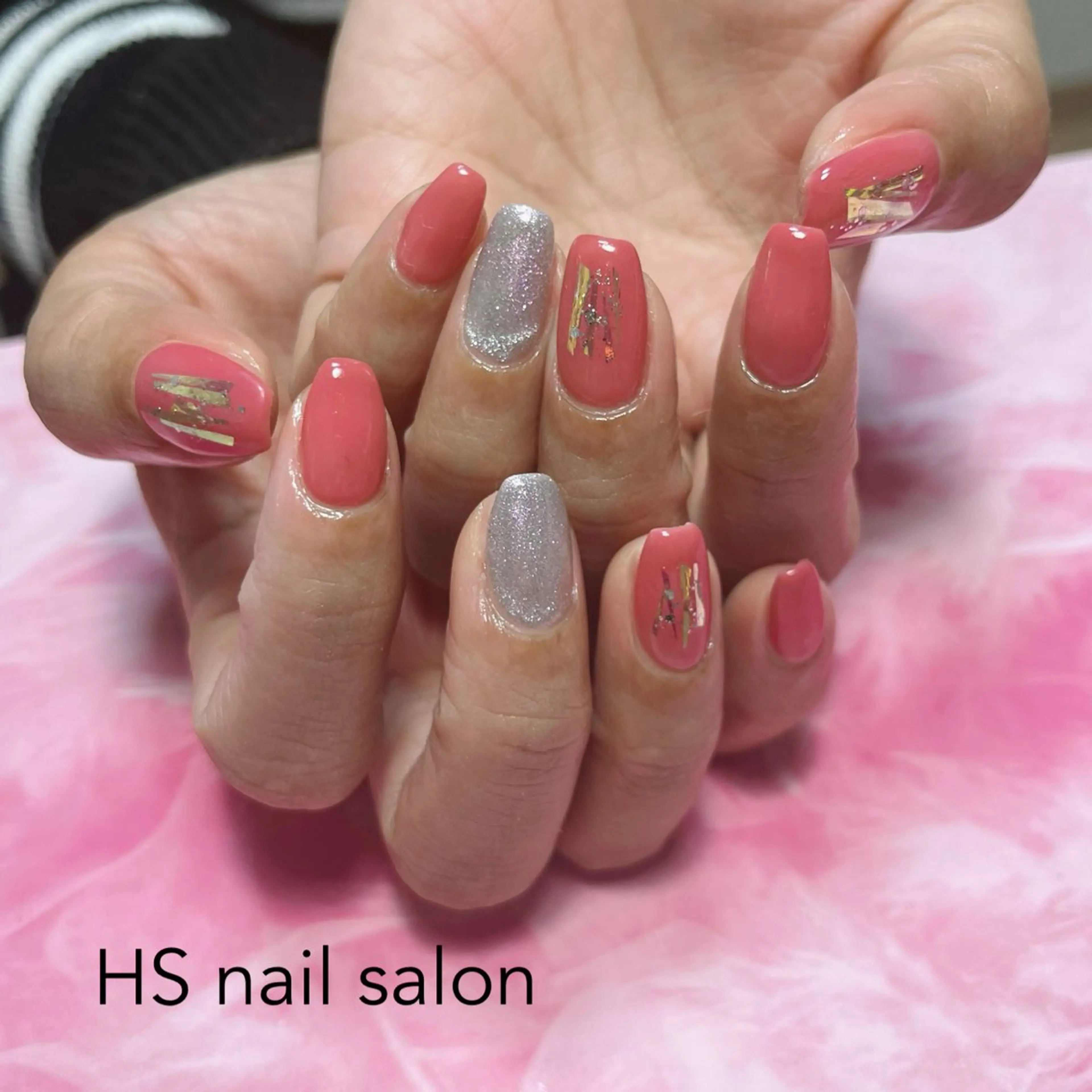 ミディアム ハンドネイル hs nail salonのネイルデザイン