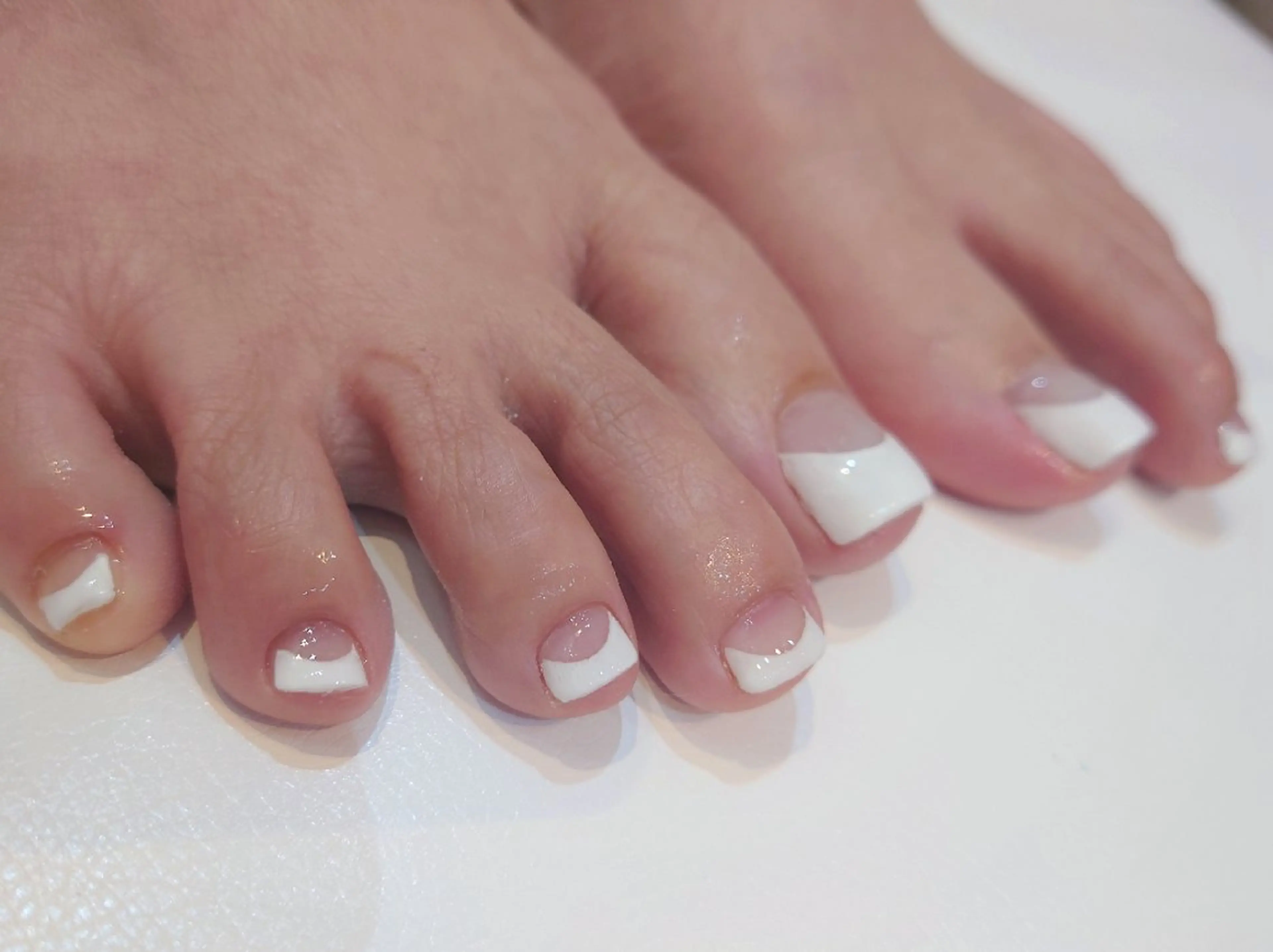 FOOT💝フレンチネイルの写真