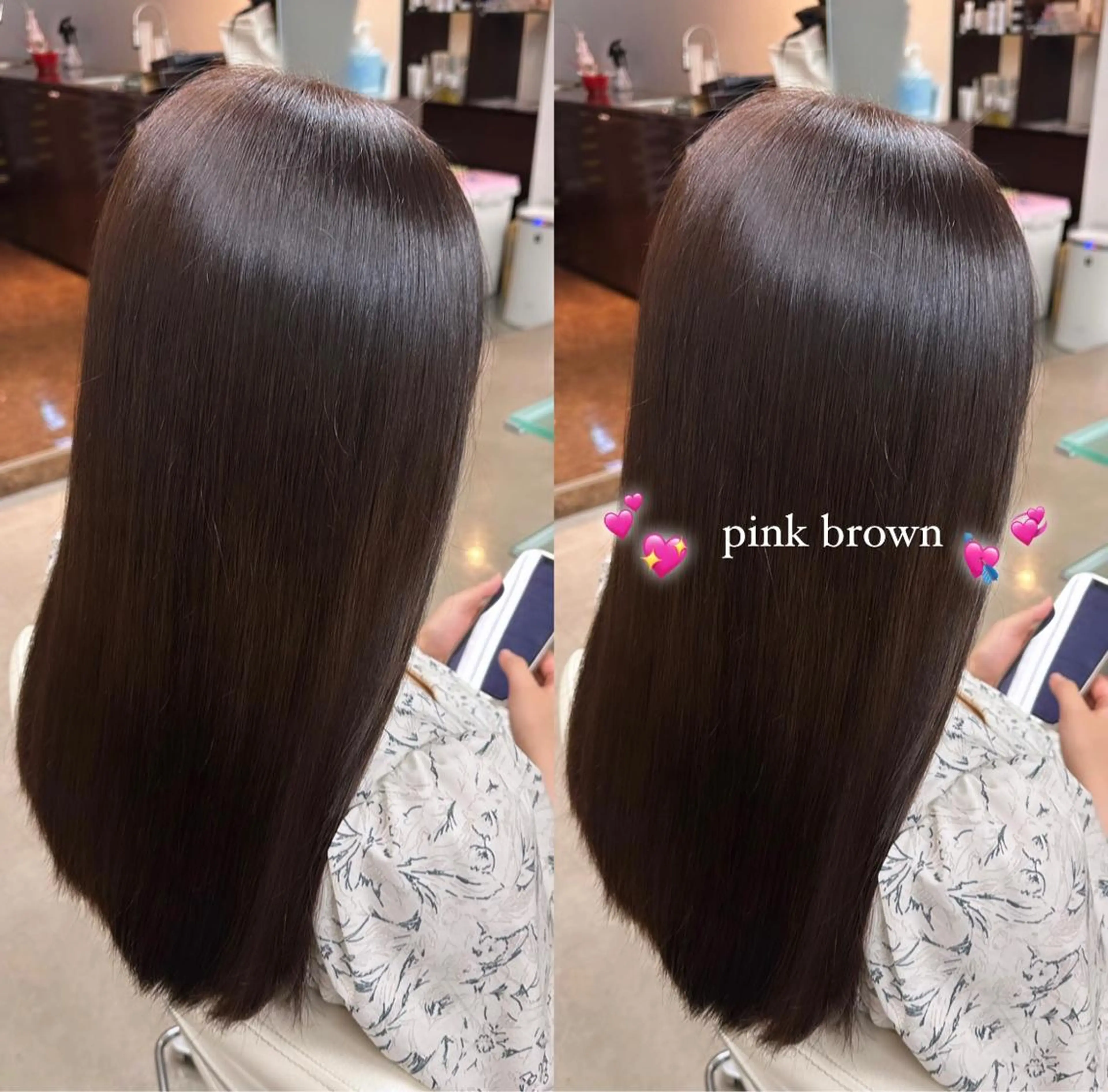 カラー ブラウンカラー ピンクカラー natsumi♡/ nene副店長のヘアスタイル