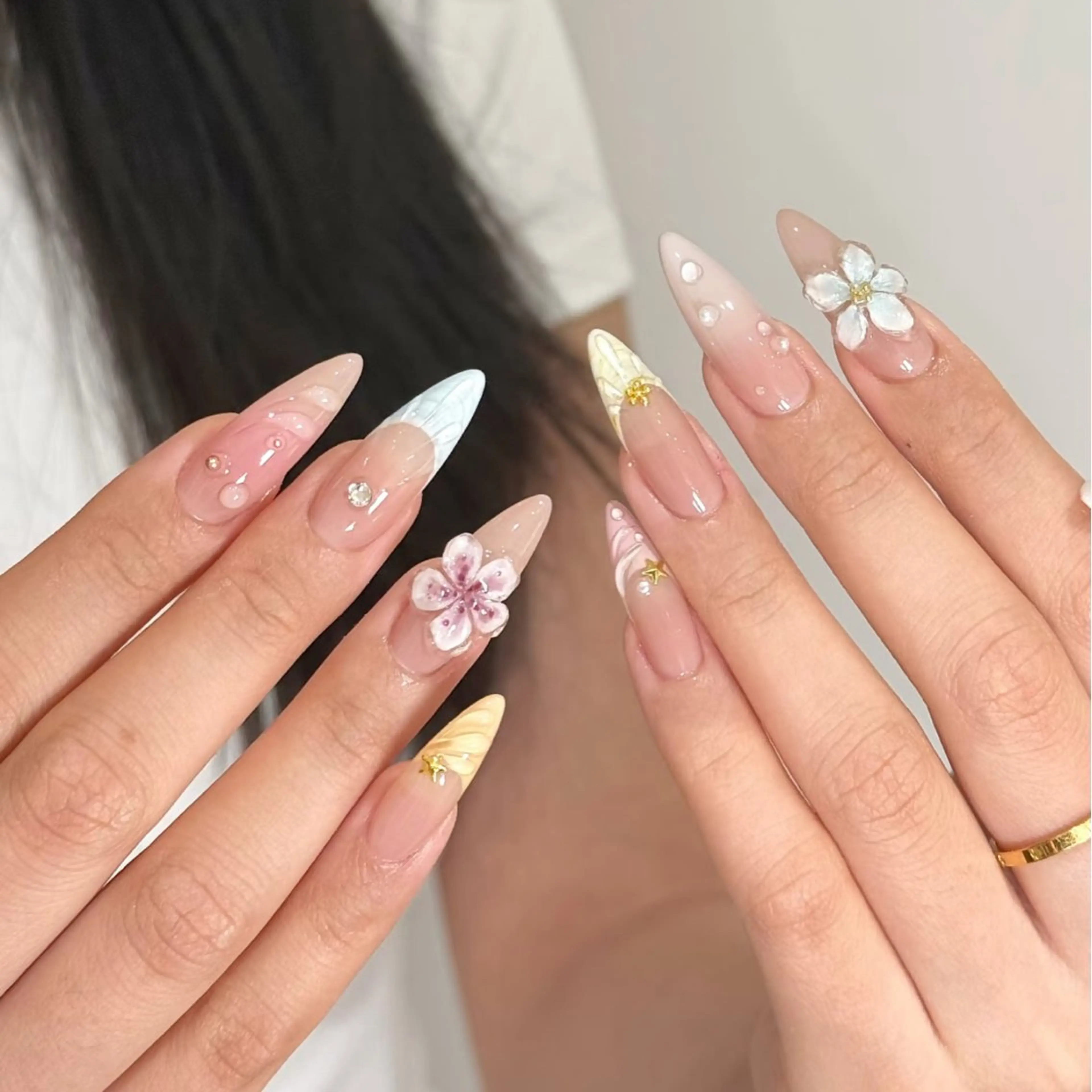 チップ長さ出し10本＋デザイン💅の写真