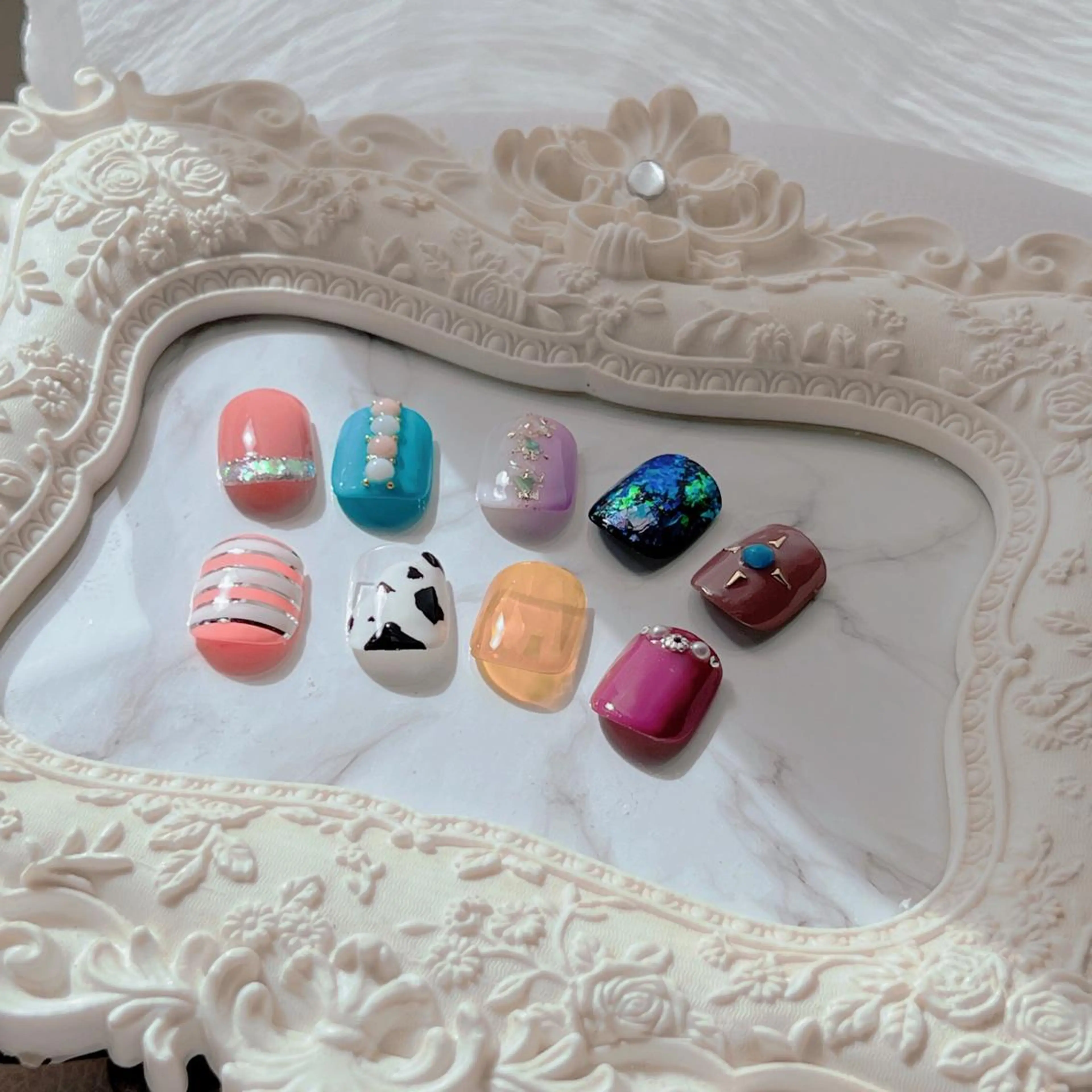 ネイル フットネイル lucky nail 歌舞伎町のネイルデザイン