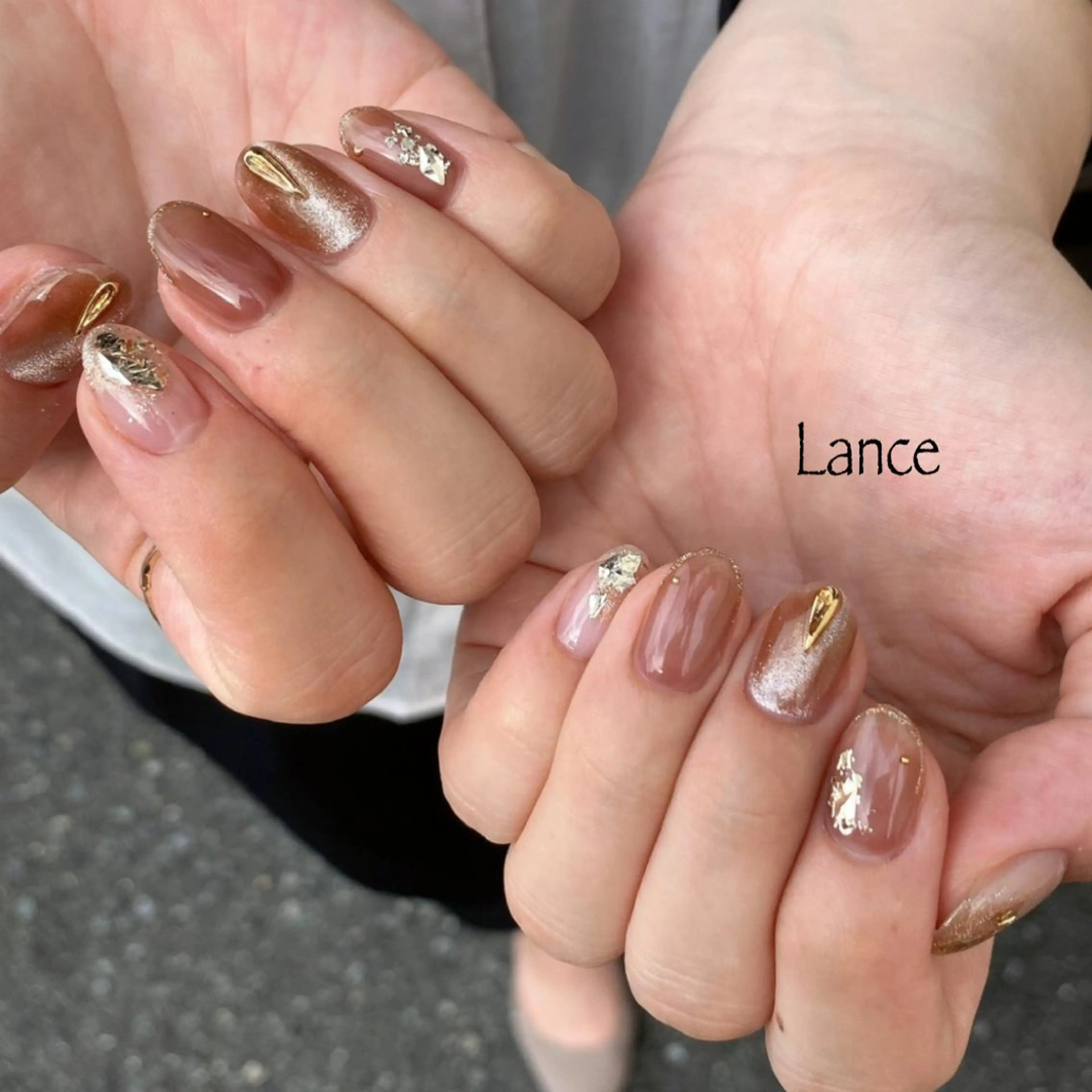 ミディアム ハンドネイル Lance nailのネイルデザイン