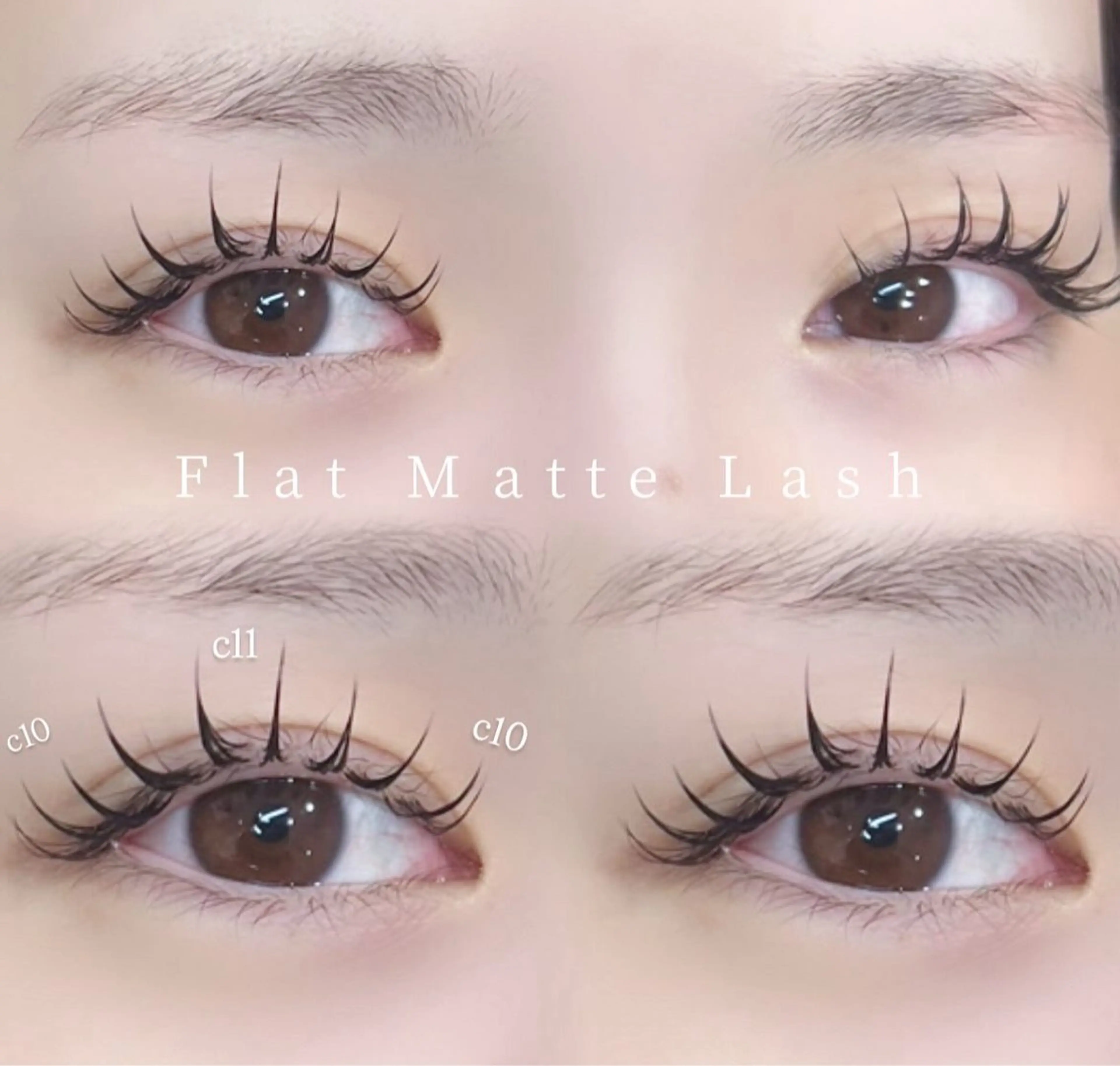 マツエク・マツパ フラットラッシュ TSUYAMEKI ⑅⃛reiのマツエク・マツパデザイン