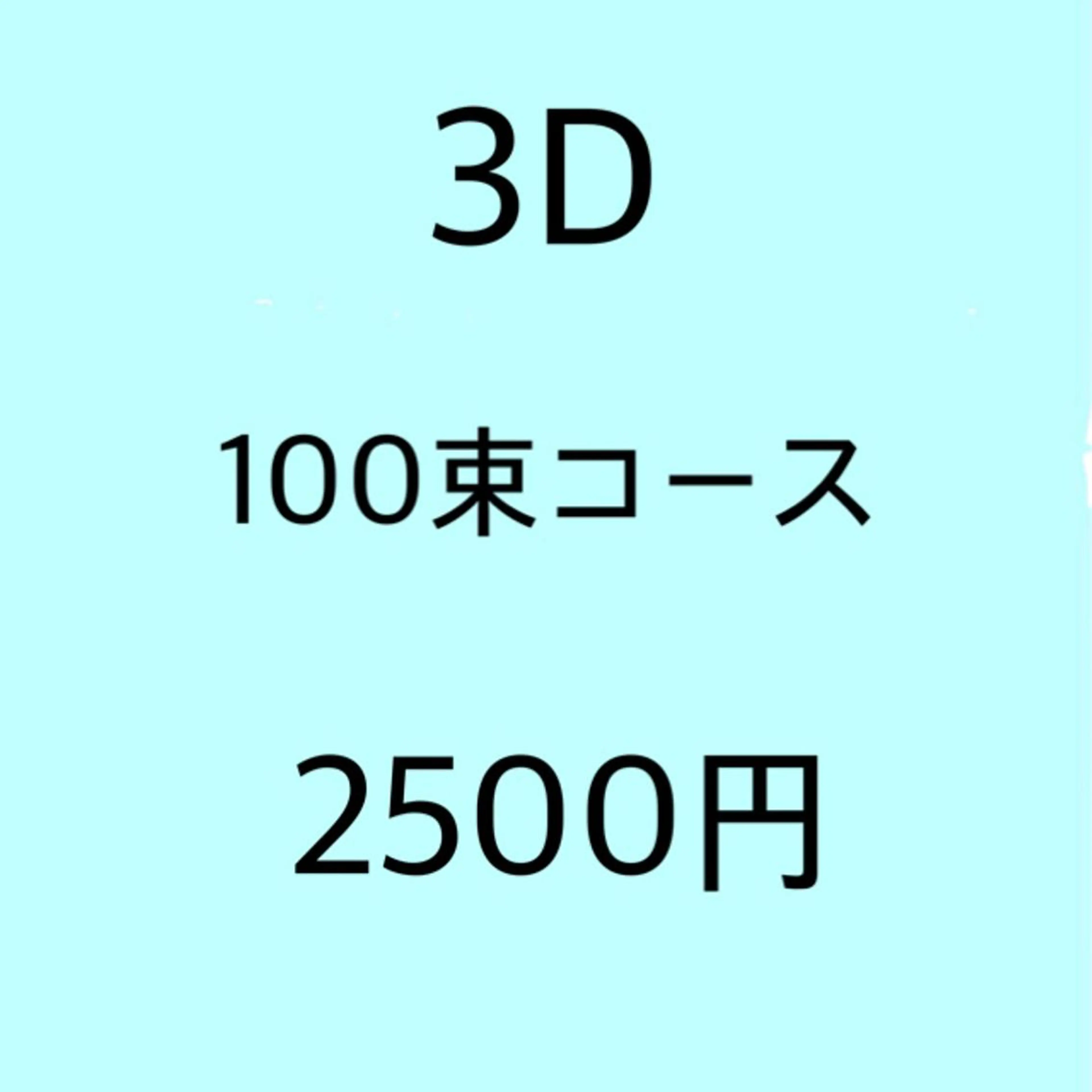 ◆オフ有《フラット超ソフト》3D100束⭐️J・C・SCカールのみ⭐️の写真