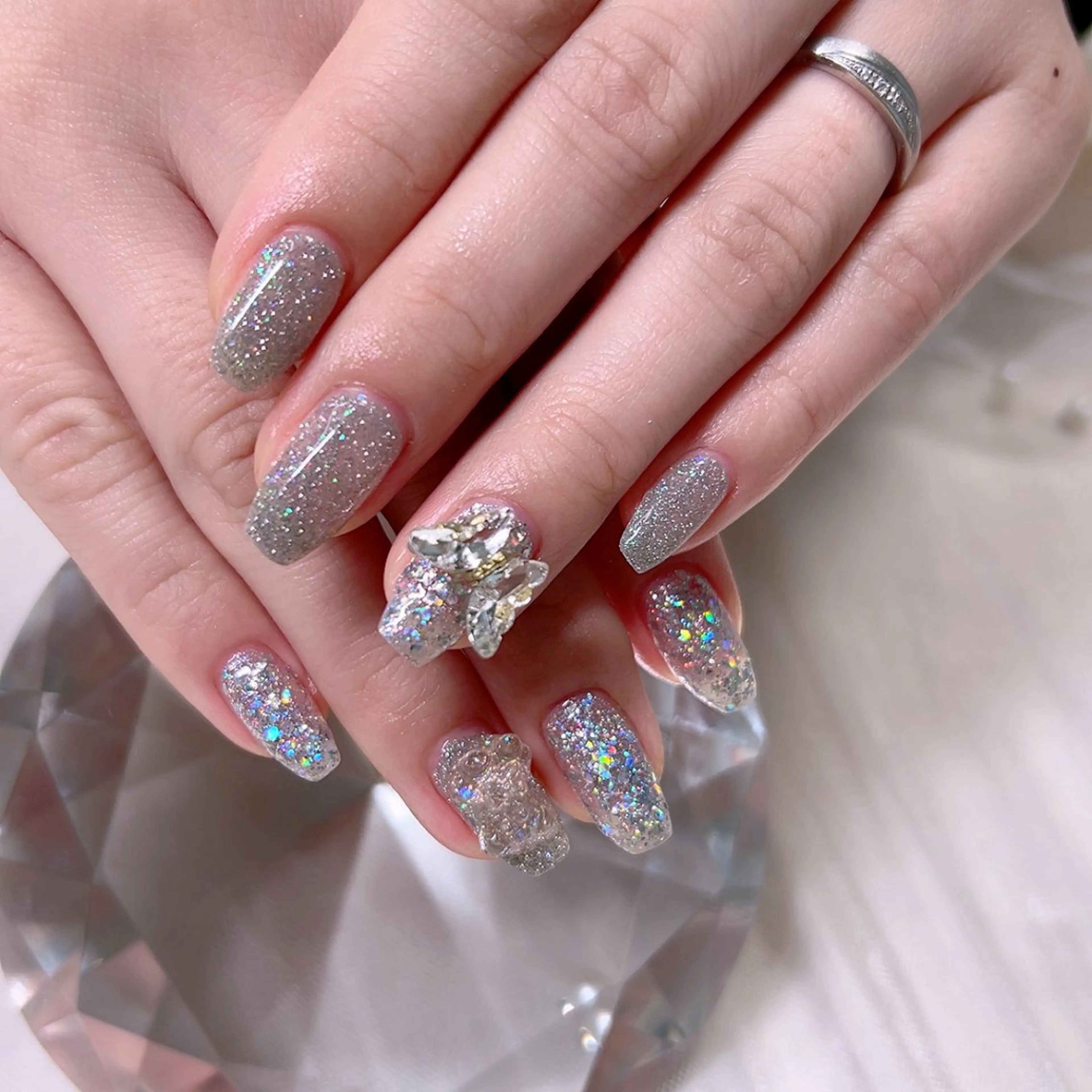 ネイル ワンカラーネイル ぷっくりネイル Cute Tips nailのネイルデザイン