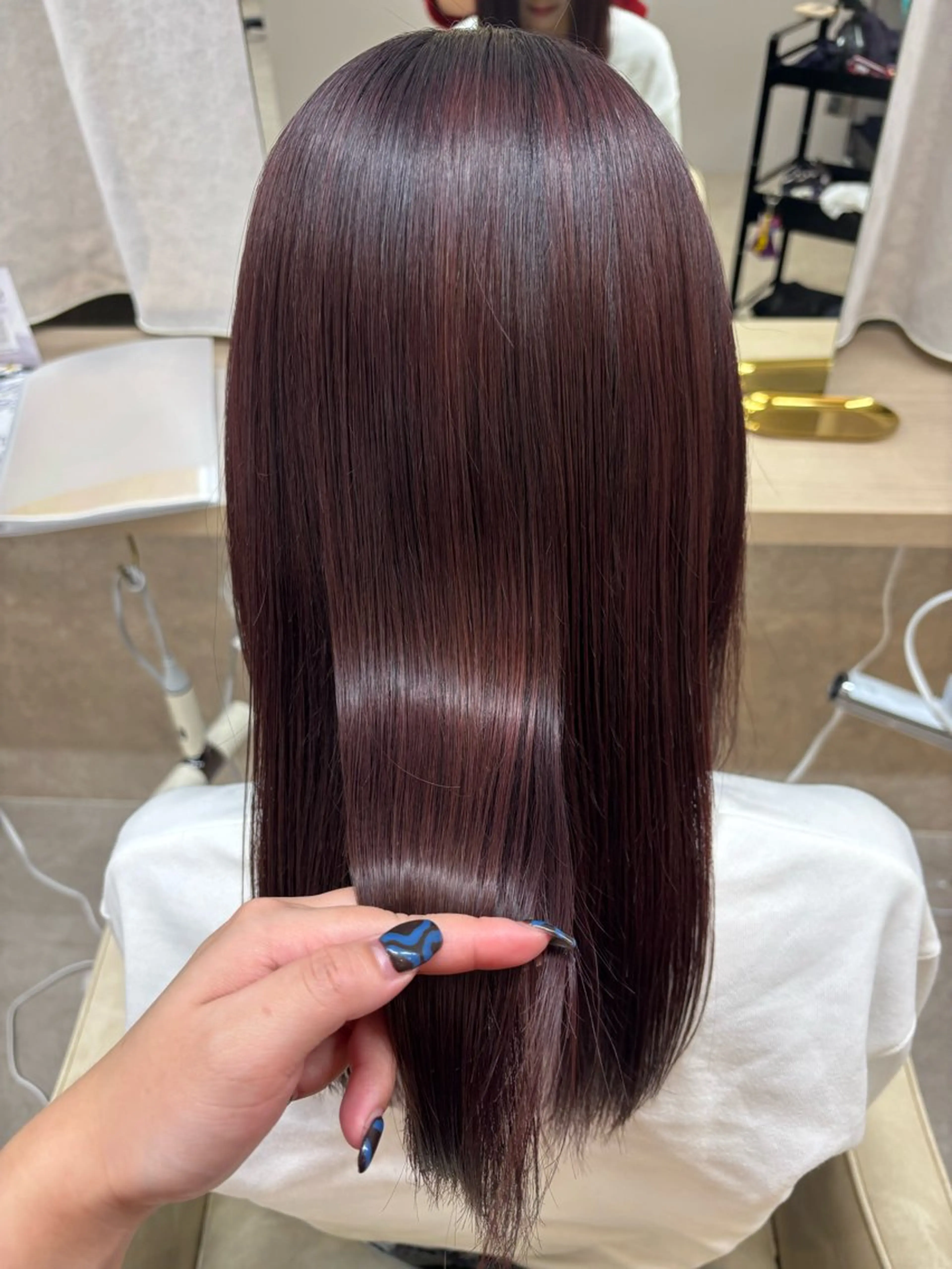 セミロング カラー カット ヘアカラー トリートメント ボブ/顔周りレイヤー 🎀momoka🎀のヘアスタイル