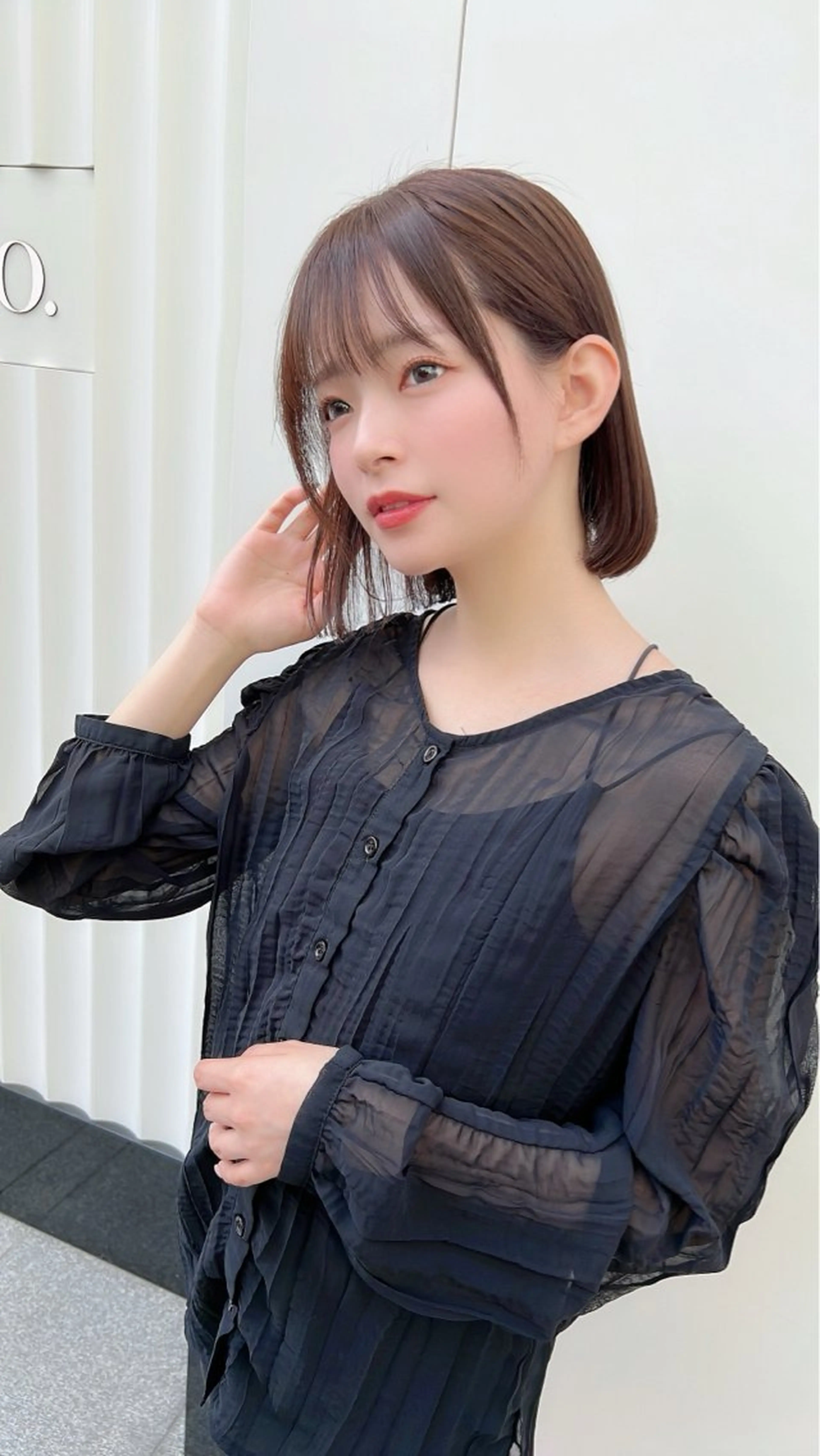 ショート カラー ボブ ボブ/レイヤー /植原健太のヘアスタイル