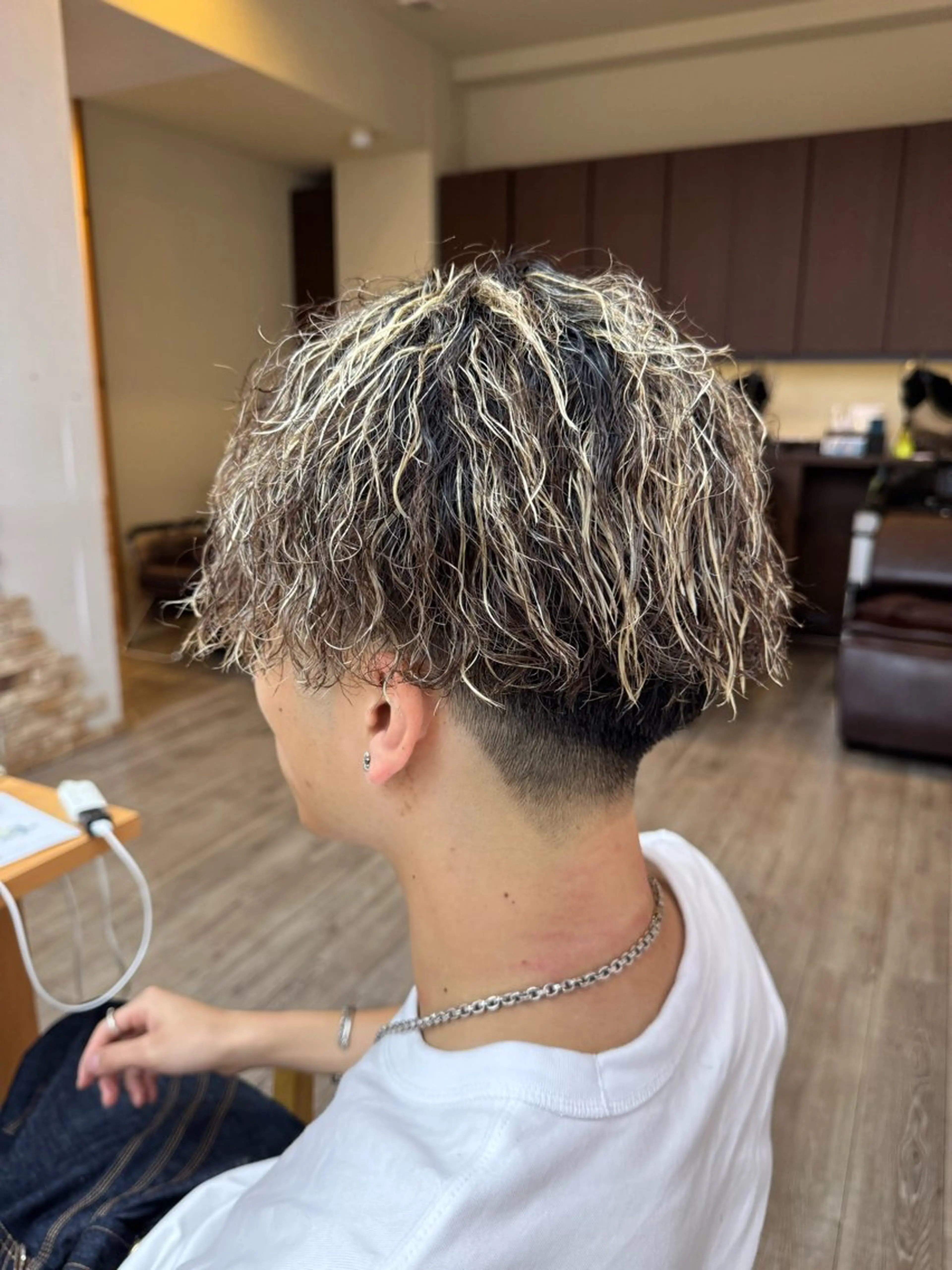 カラー パーマ ゆーせい❤️‍🔥東 戸塚/レイヤーカットのヘアスタイル