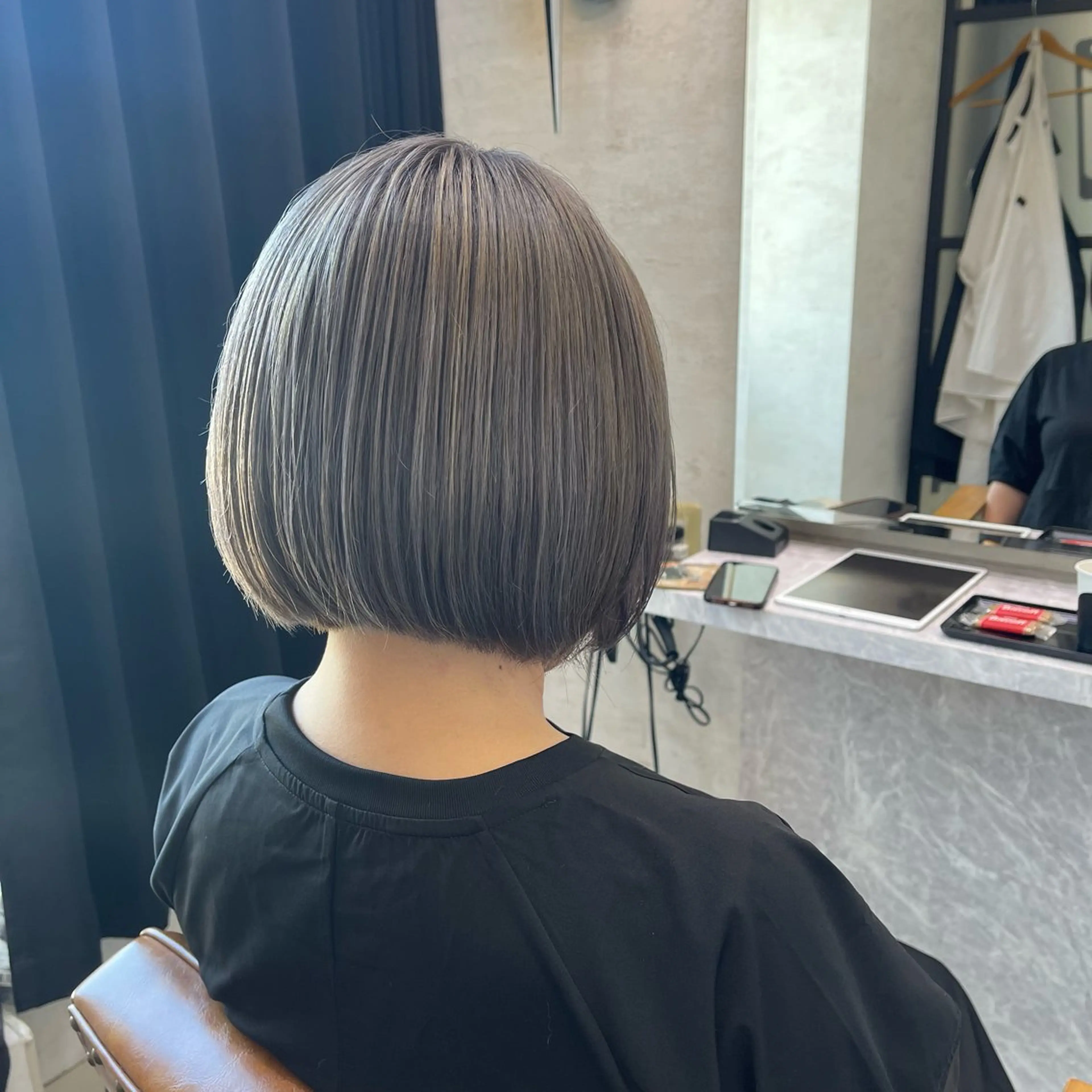 ショート カラー 黒崎 勝巳のヘアスタイル