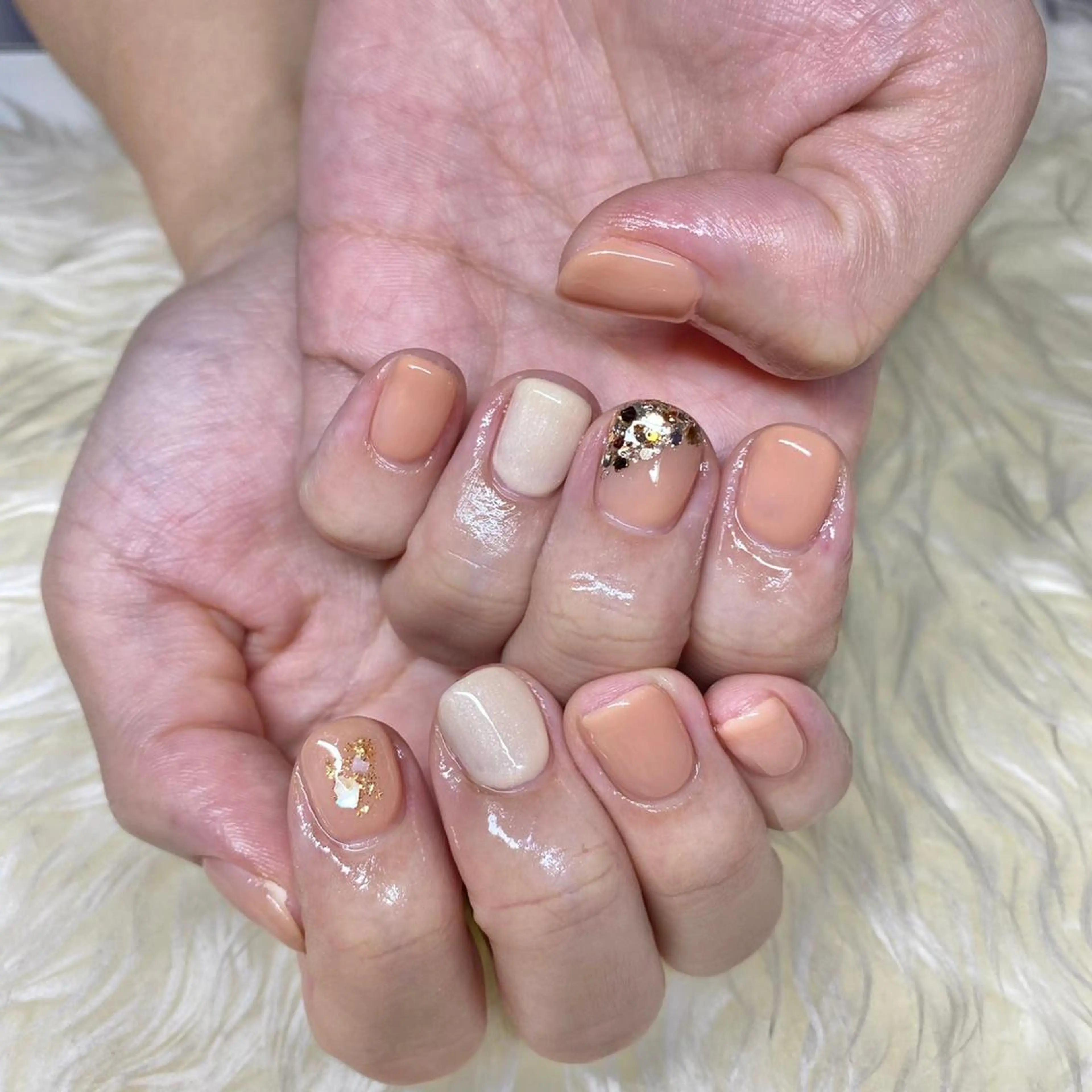 ネイル オフィスネイル ハンドネイル Nail&eye Belire 新宿のネイルデザイン