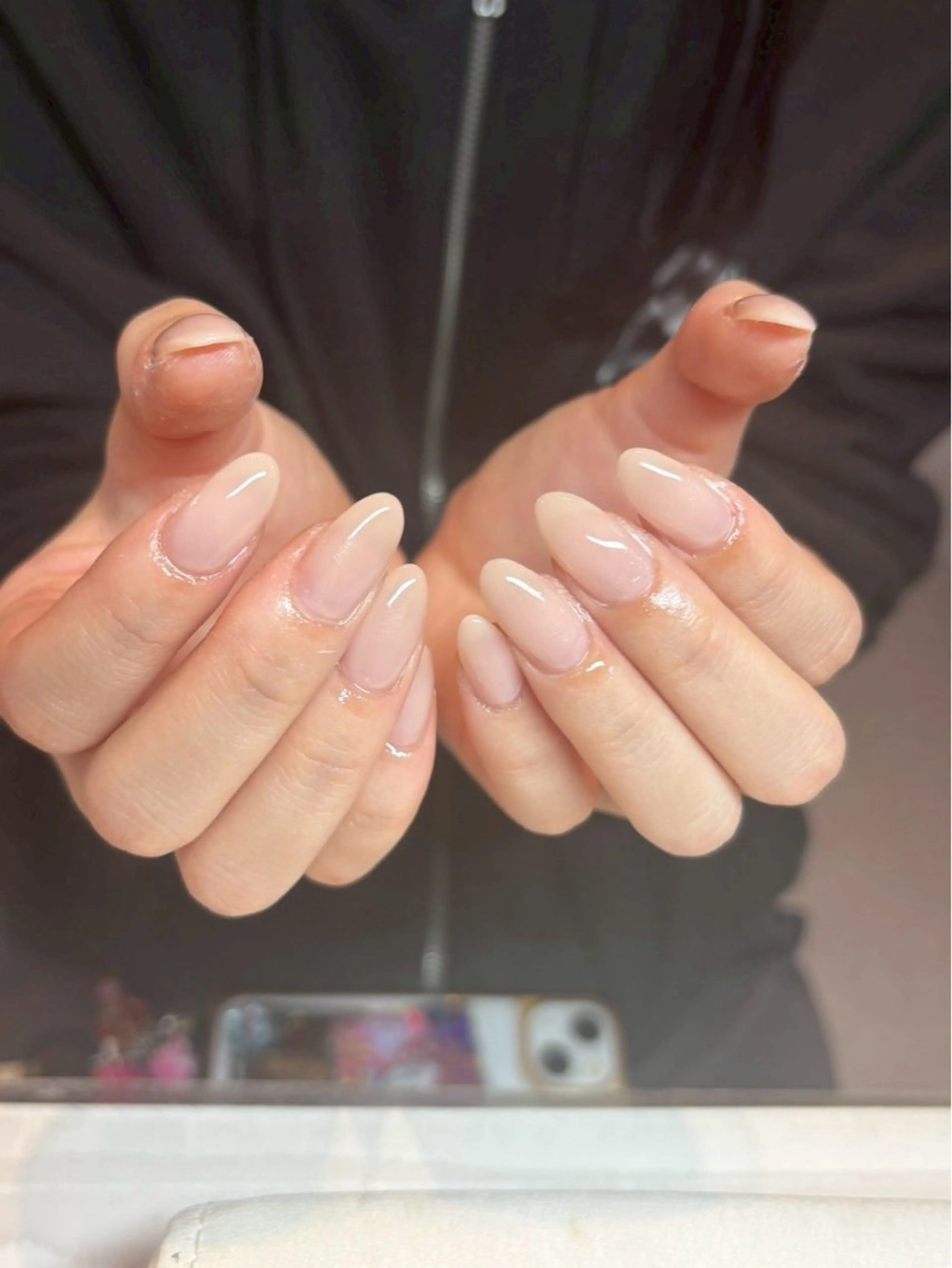 ネイル ワンカラーネイル ワンホンネイル ハンドネイル nailsalon popoのネイルデザイン