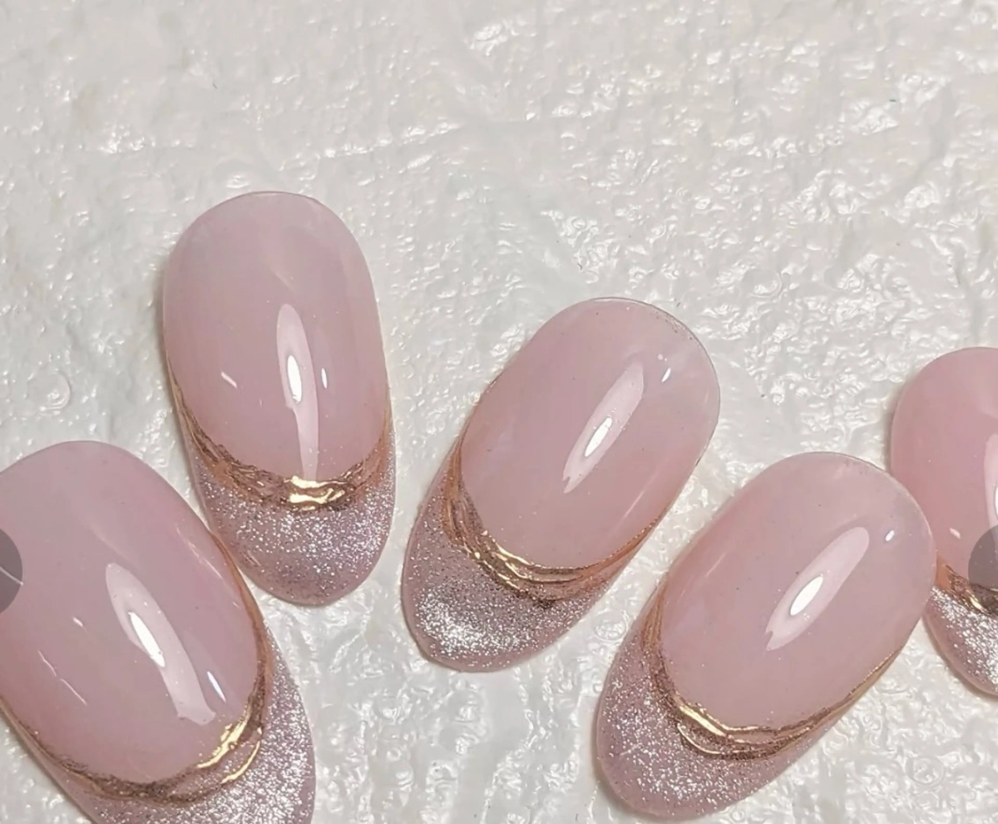 ネイル シンプルネイル ハンドネイル JISOO ANA.CHUOのネイルデザイン