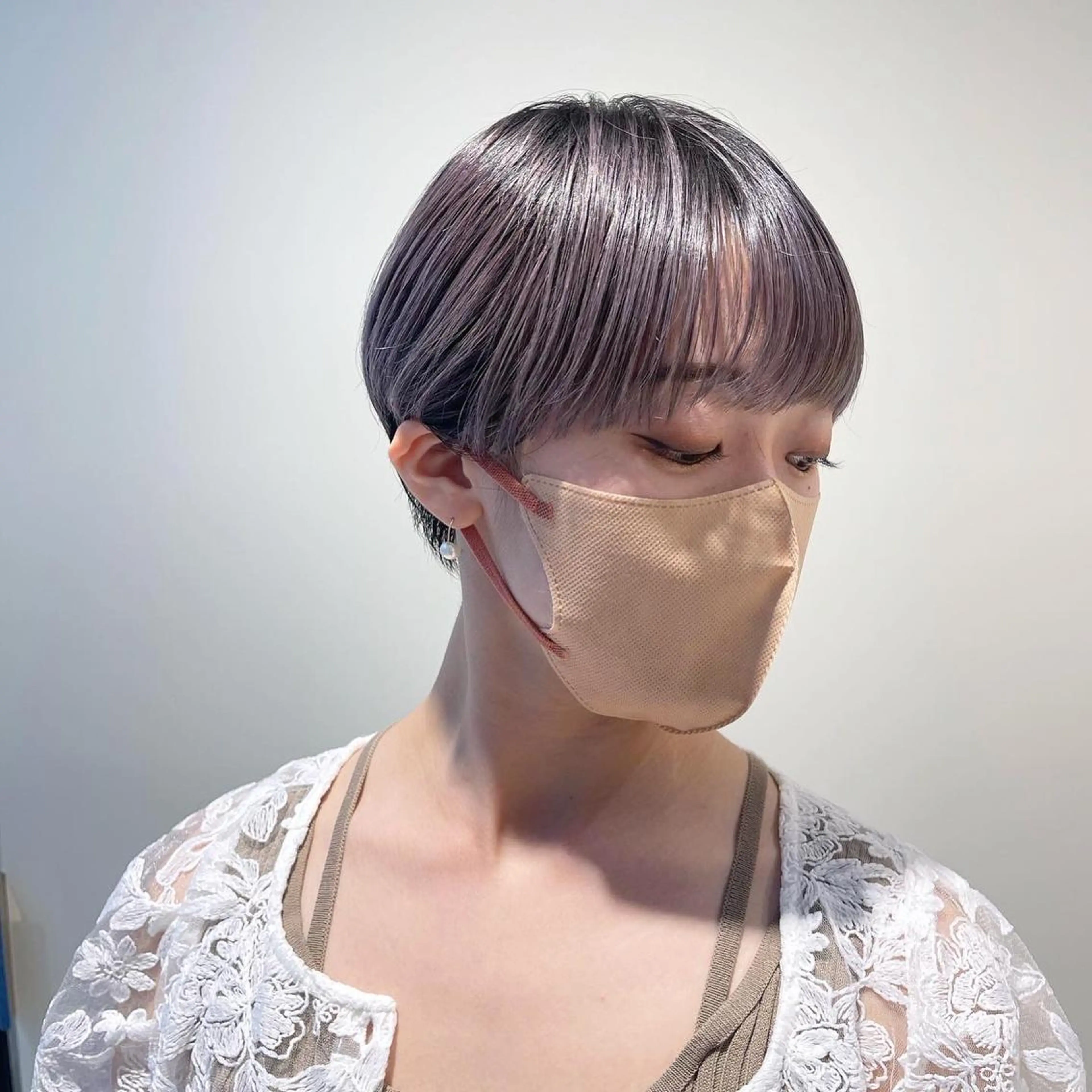 ショート カラー AUBE HAIR sereine　オーブヘアー　セレーヌ所属・髪質改善特化✨ 山根　禎章のヘアスタイル