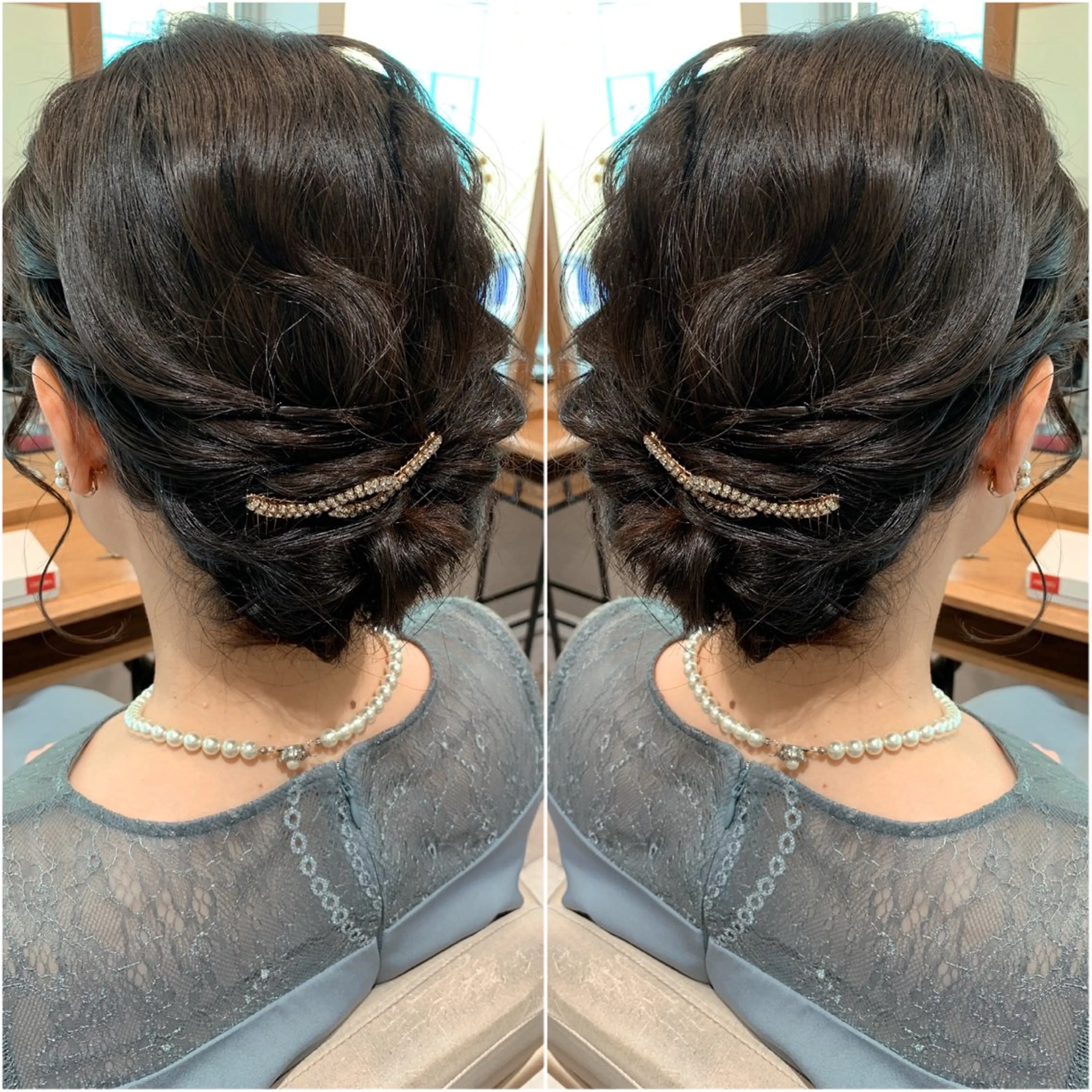 ミディアム ヘアアレンジ ヘアセット rita atelier 【リタ】所属・韓国hair🦋 Nanaのヘアスタイル