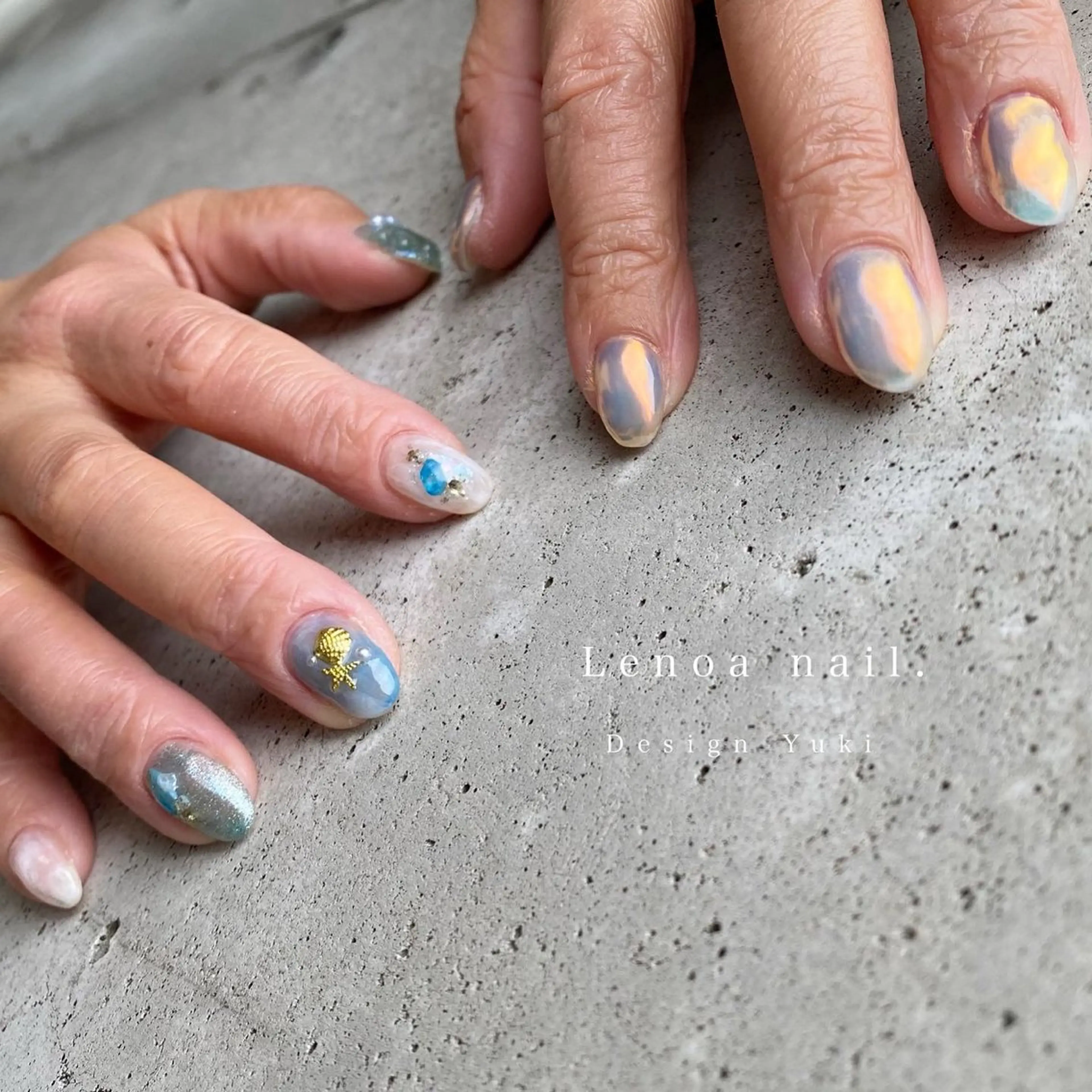 ネイル ハンドネイル Lenoa Yukiのネイルデザイン