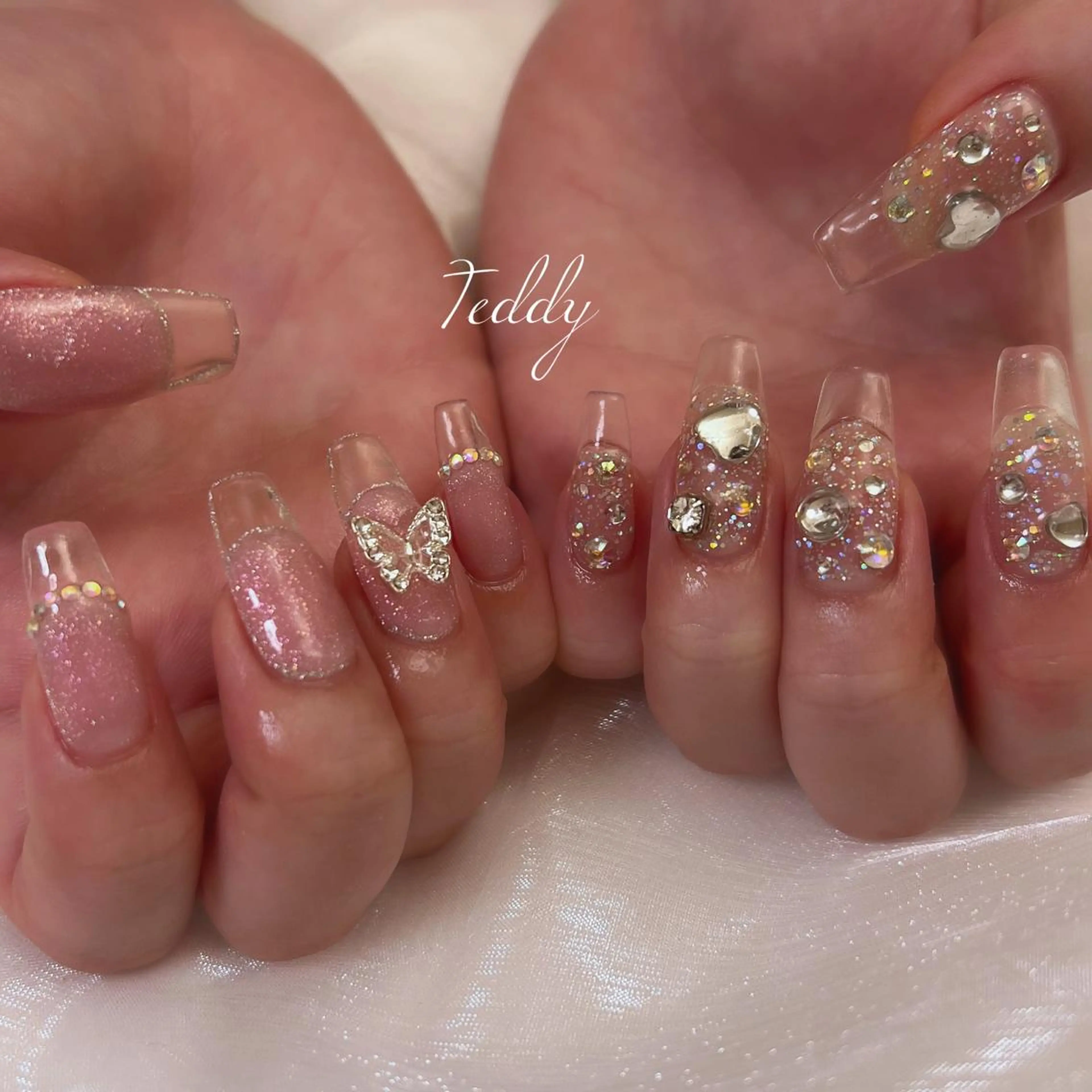 ネイル マグネットネイル ハンドネイル ERINA ♥のネイルデザイン