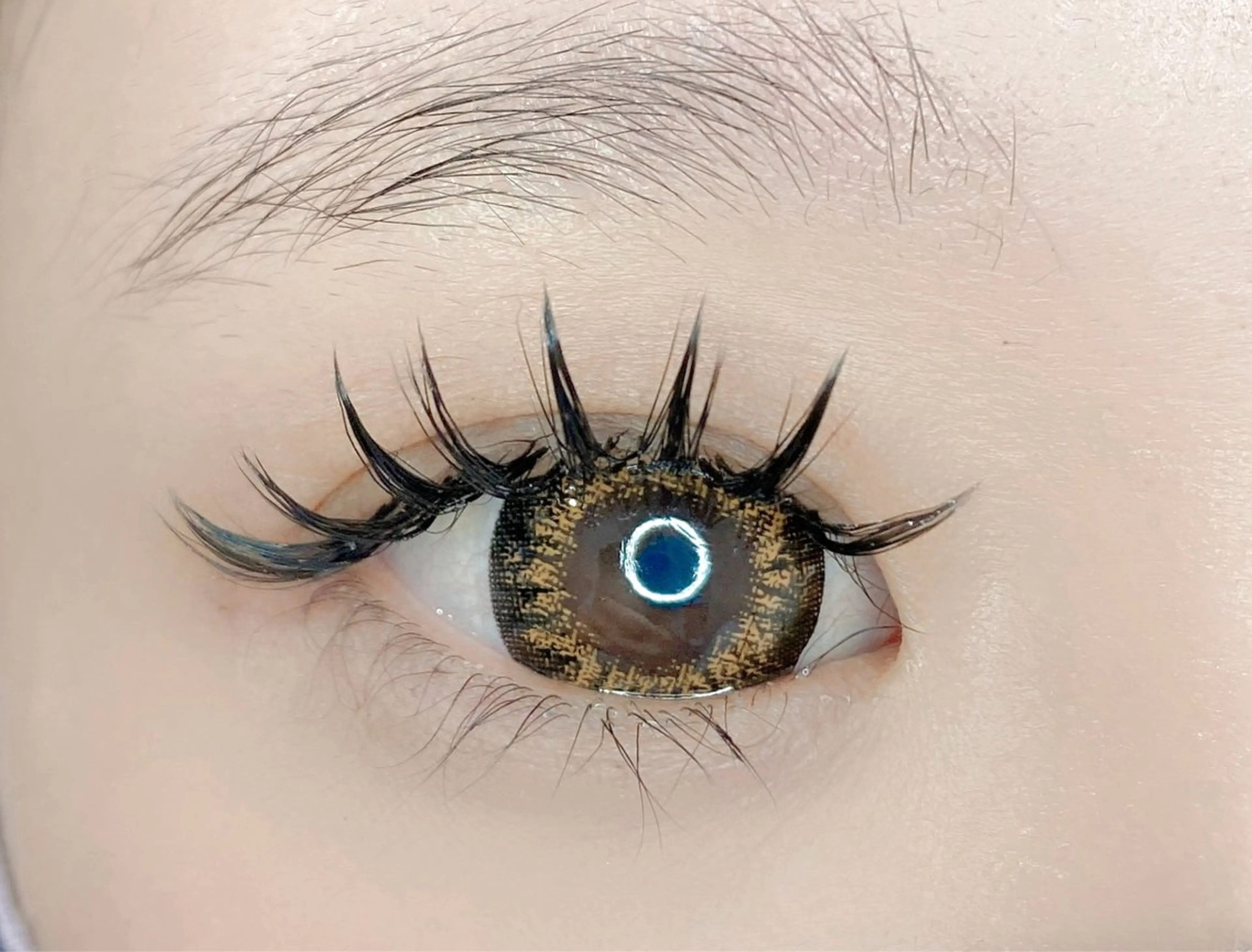 マツエク・マツパ 束感まつ毛 フラットラッシュ J beauty salon所属・jessie ✴︎のマツエク・マツパデザイン