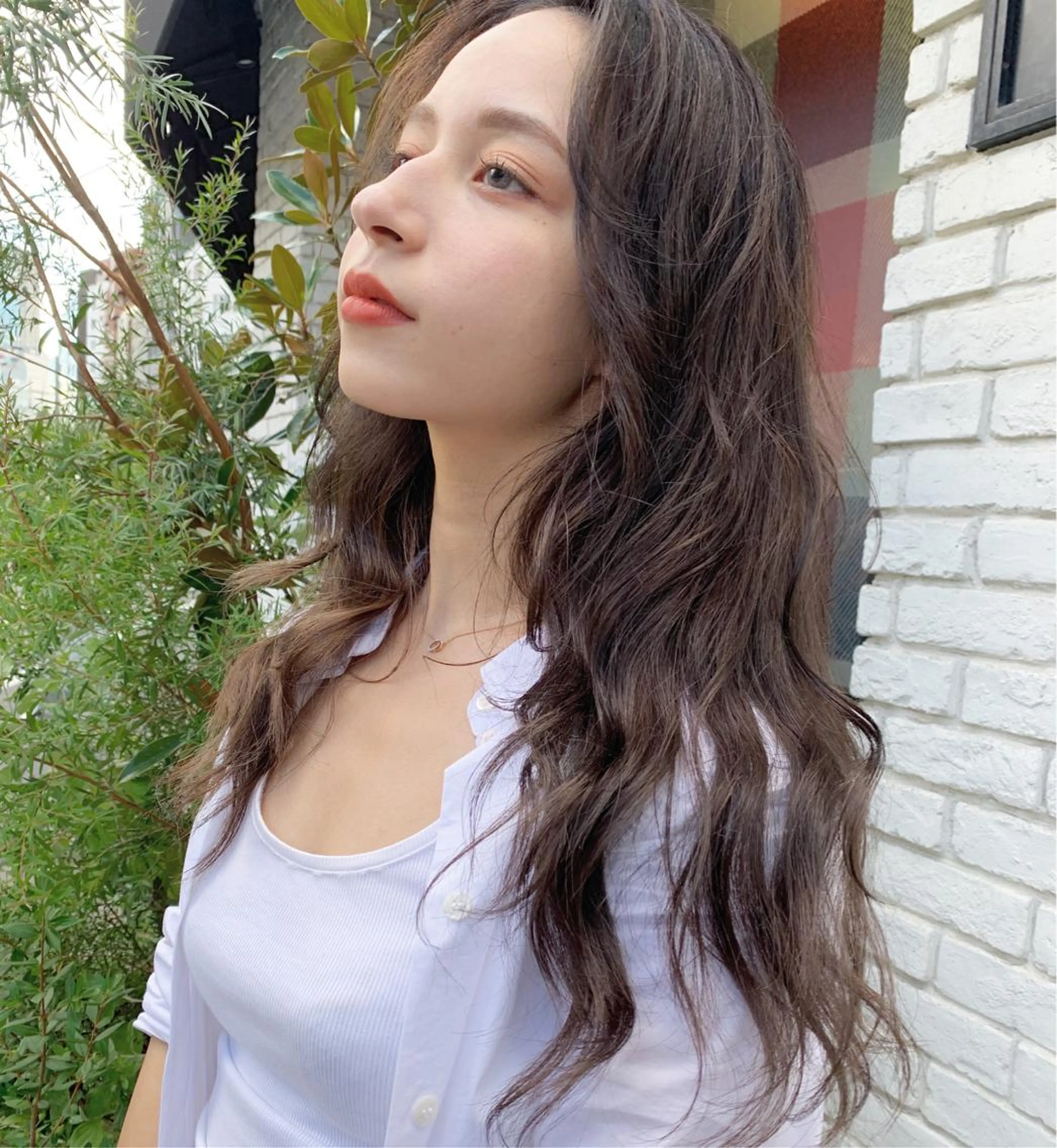 ロング カラー ヘアアレンジ 北間 寛哉のヘアスタイル