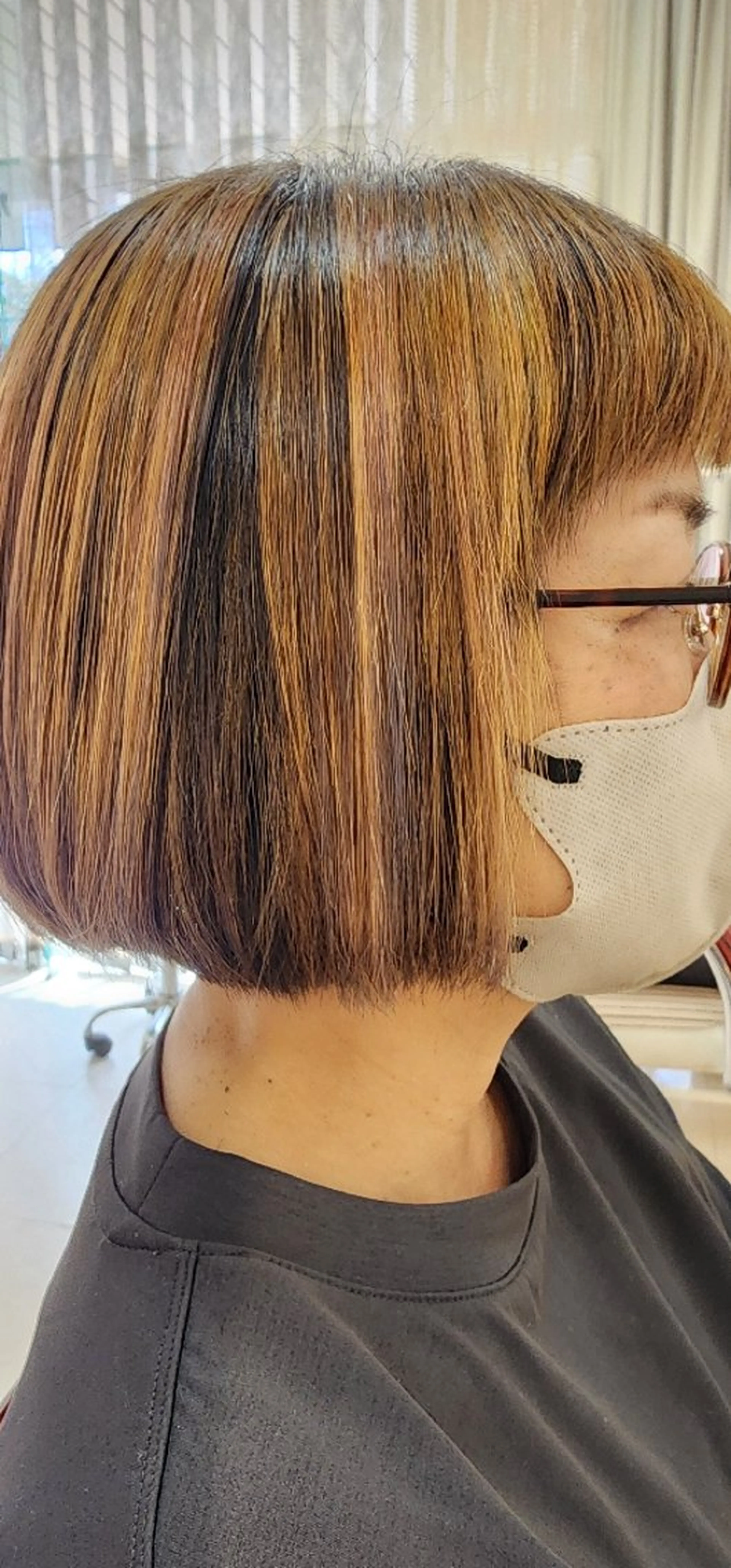 ミディアム カラー hairmake Juinのヘアスタイル