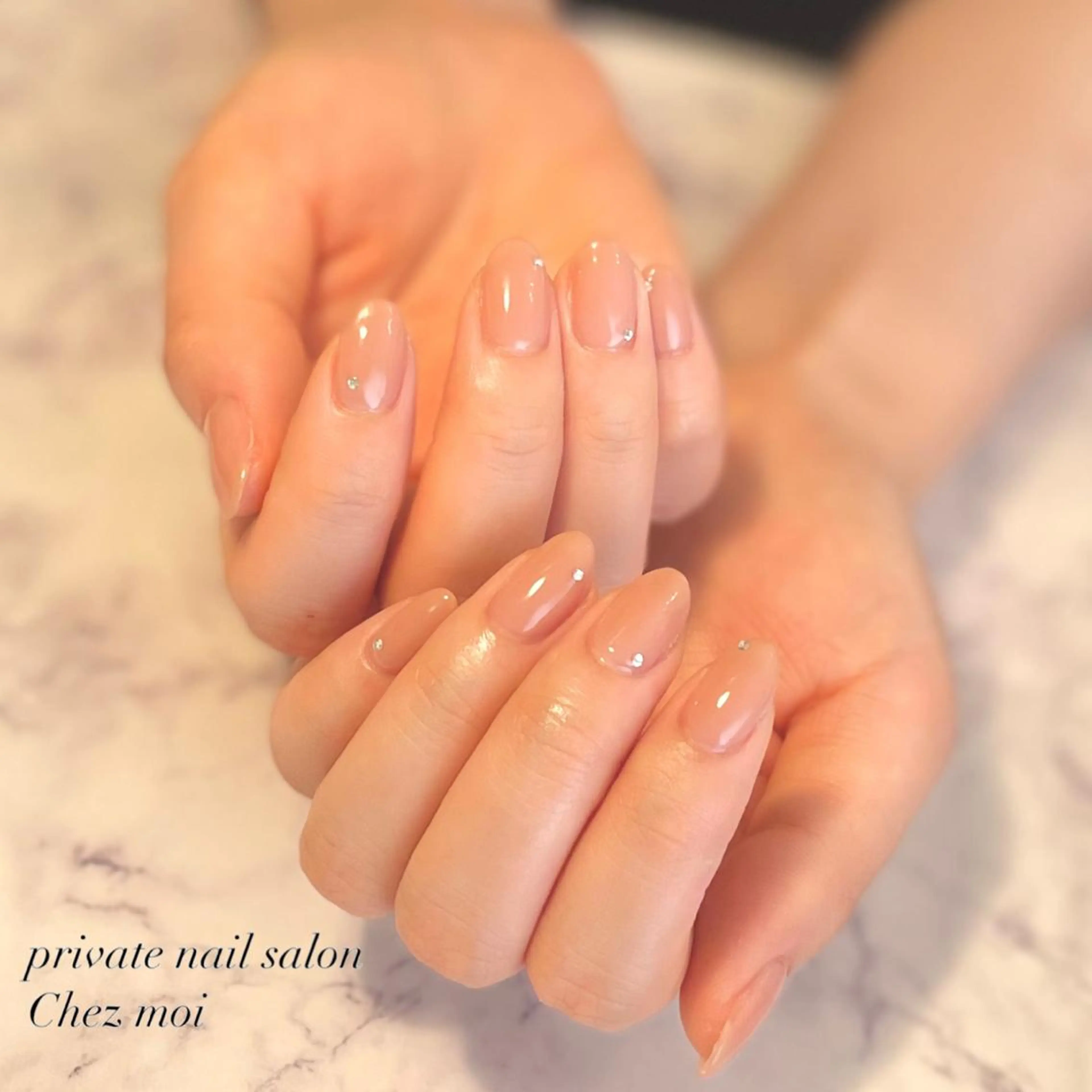 ネイル ジェルネイル ワンカラーネイル KOMINE TOMOKOのネイルデザイン