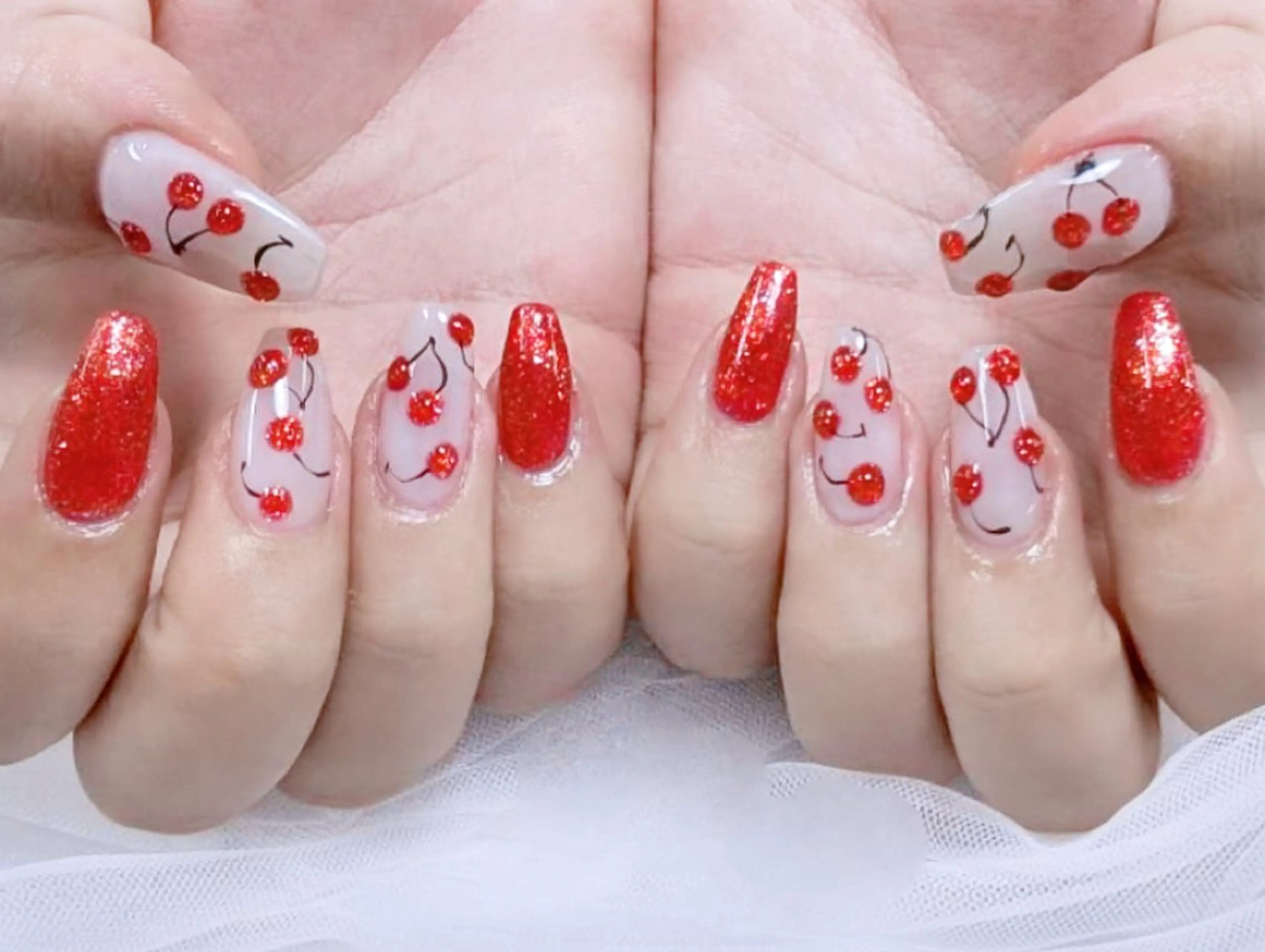 セミロング ハンドネイル ハンドケア NAILS Soraのネイルデザイン