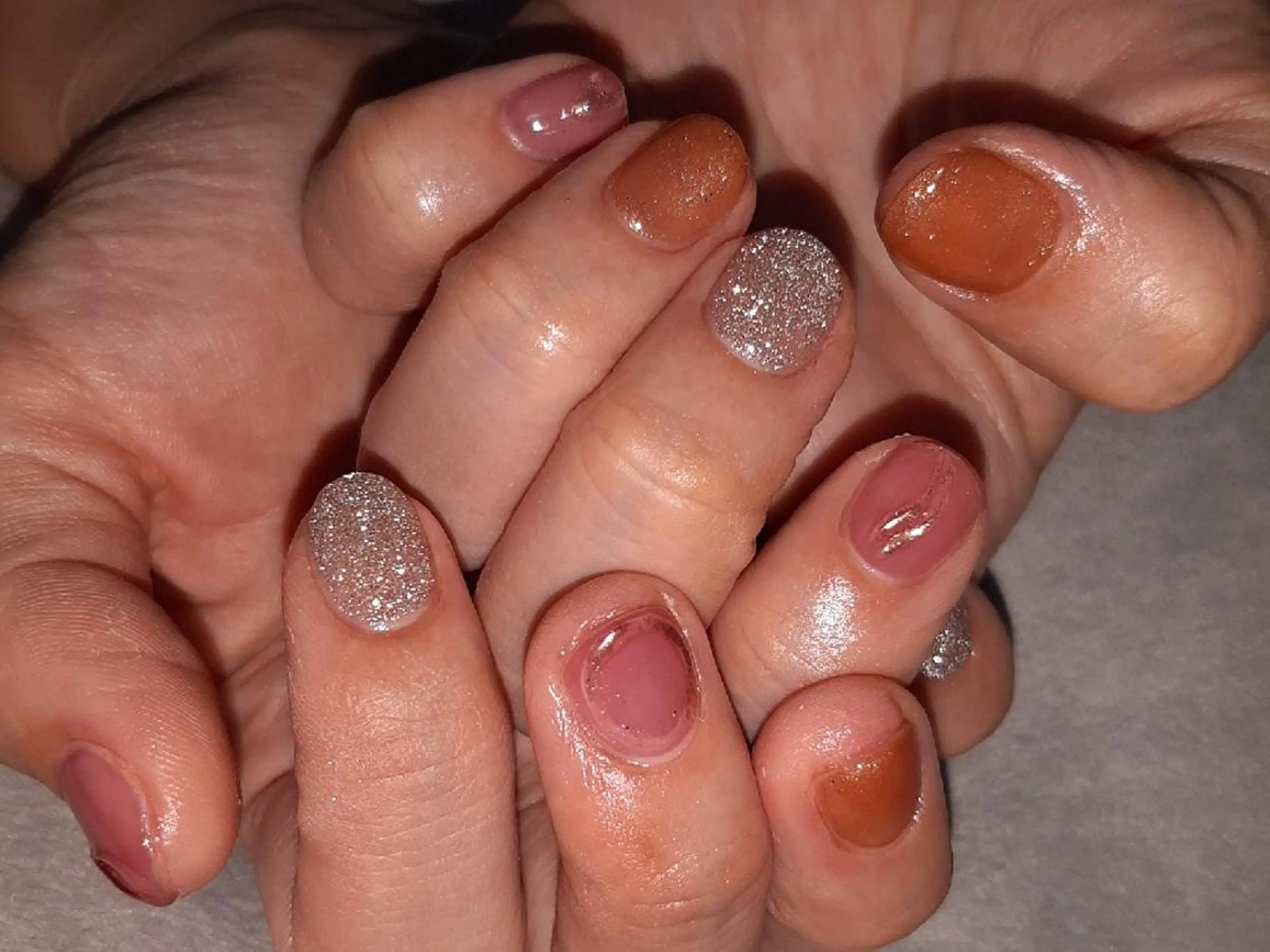 ネイル ショート フラッシュネイル ネイリスト やましたのネイルデザイン