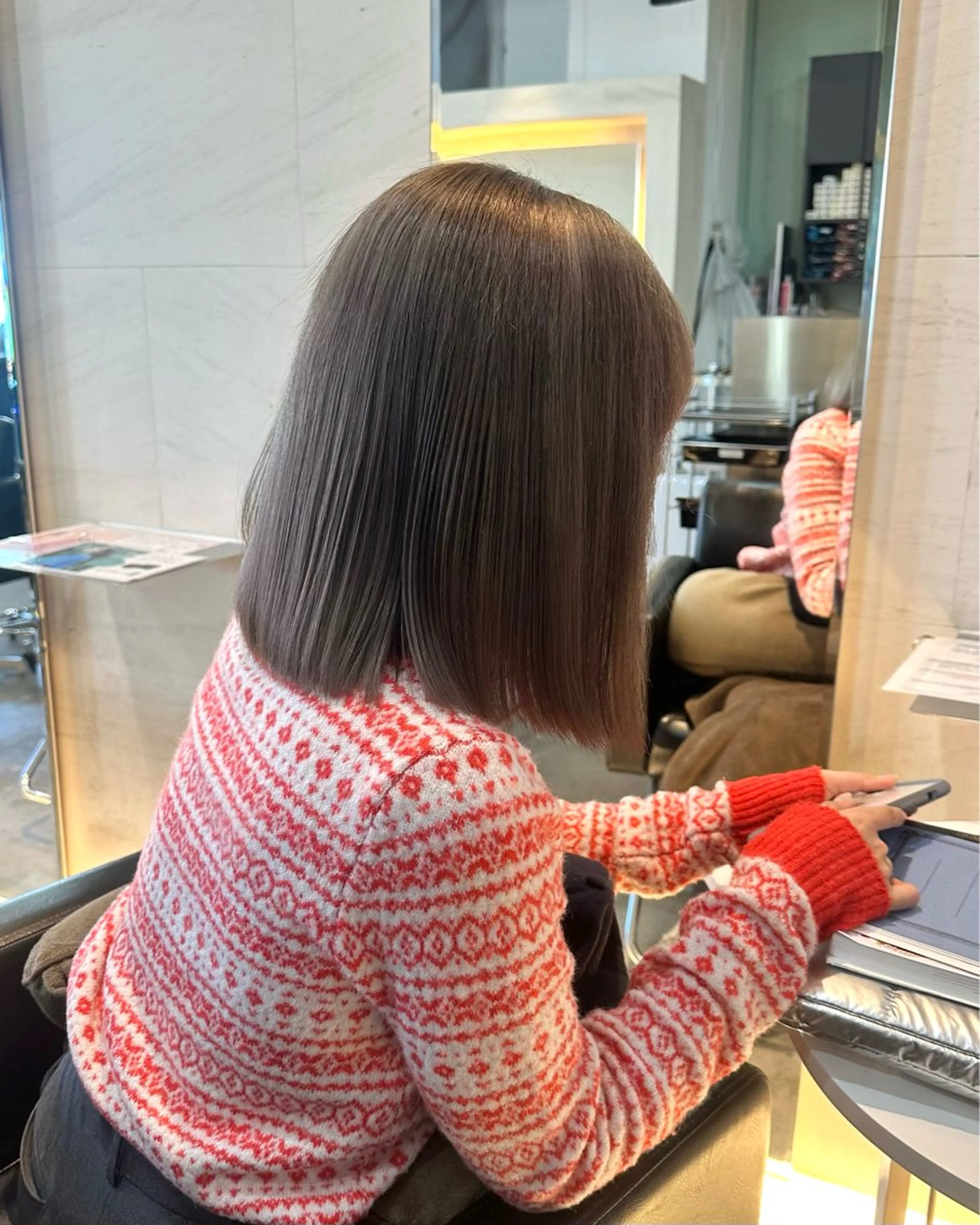 ショート カラー ブリーチ トリートメント くろき みらいのヘアスタイル