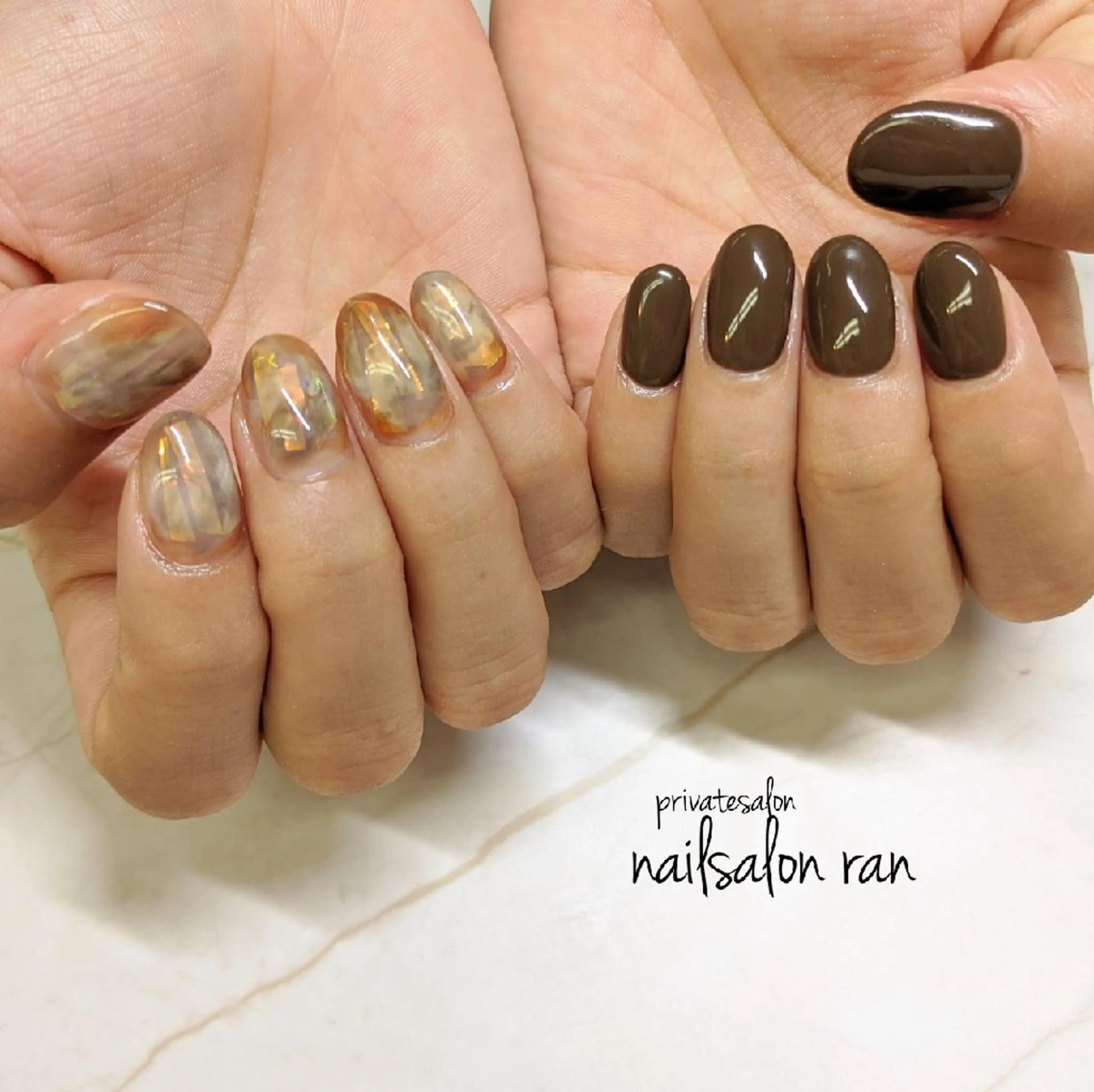 ネイル 持ち込み nailsalon ranのネイルデザイン