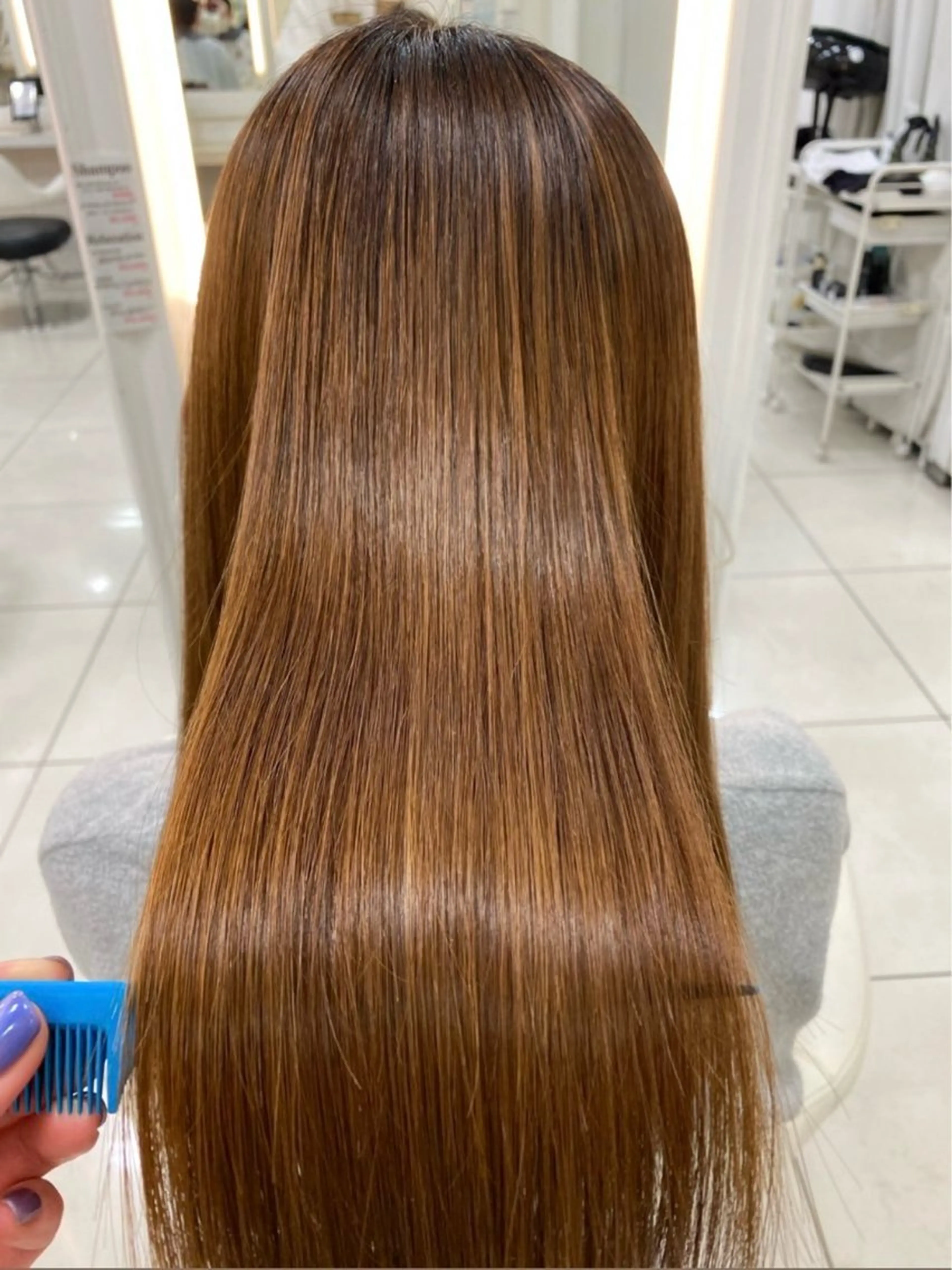 カラー ✨髪質改善カラー 佐藤怜央✨のヘアスタイル