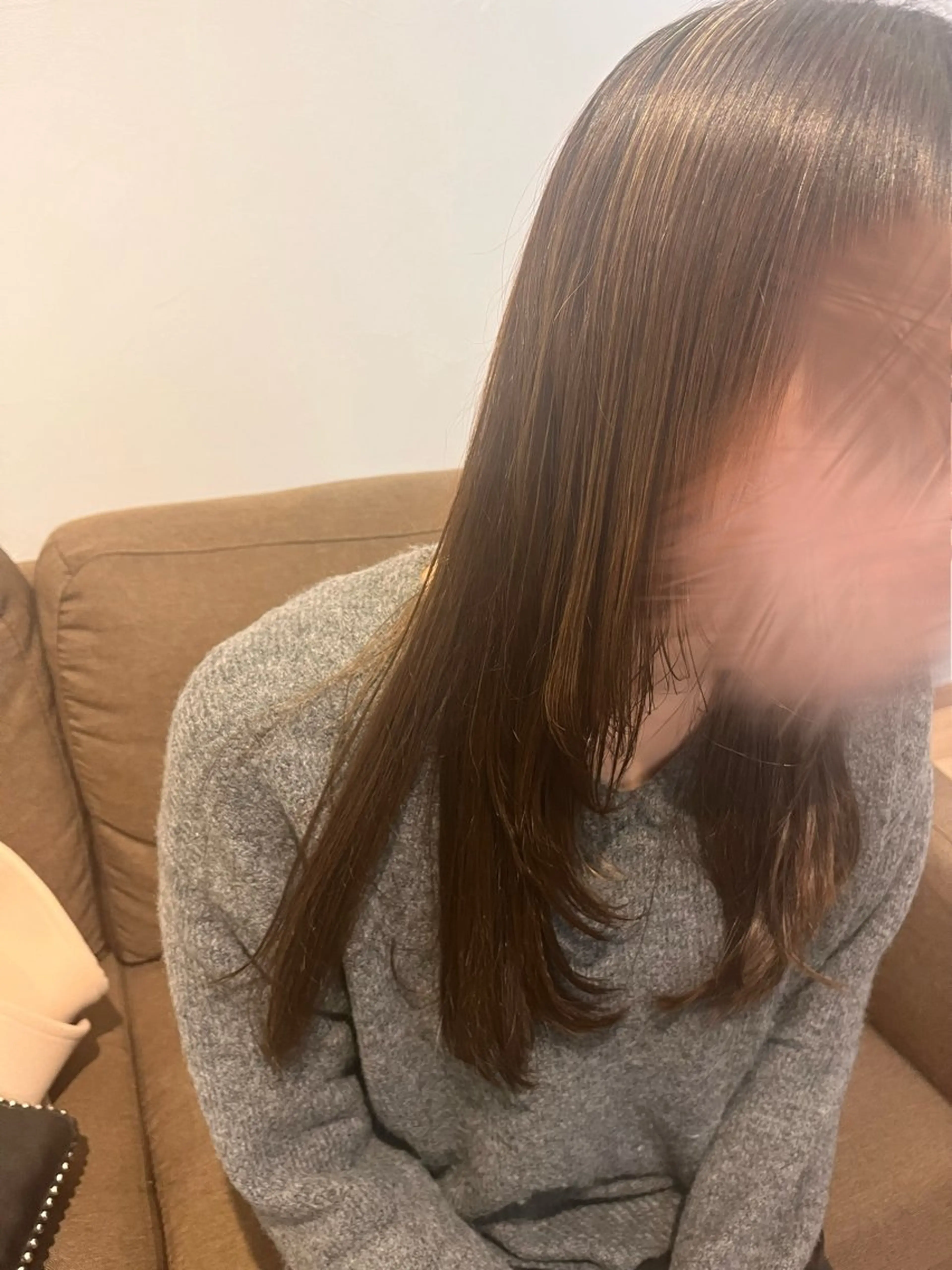 ロング レイヤーカット 臺 佳連のヘアスタイル