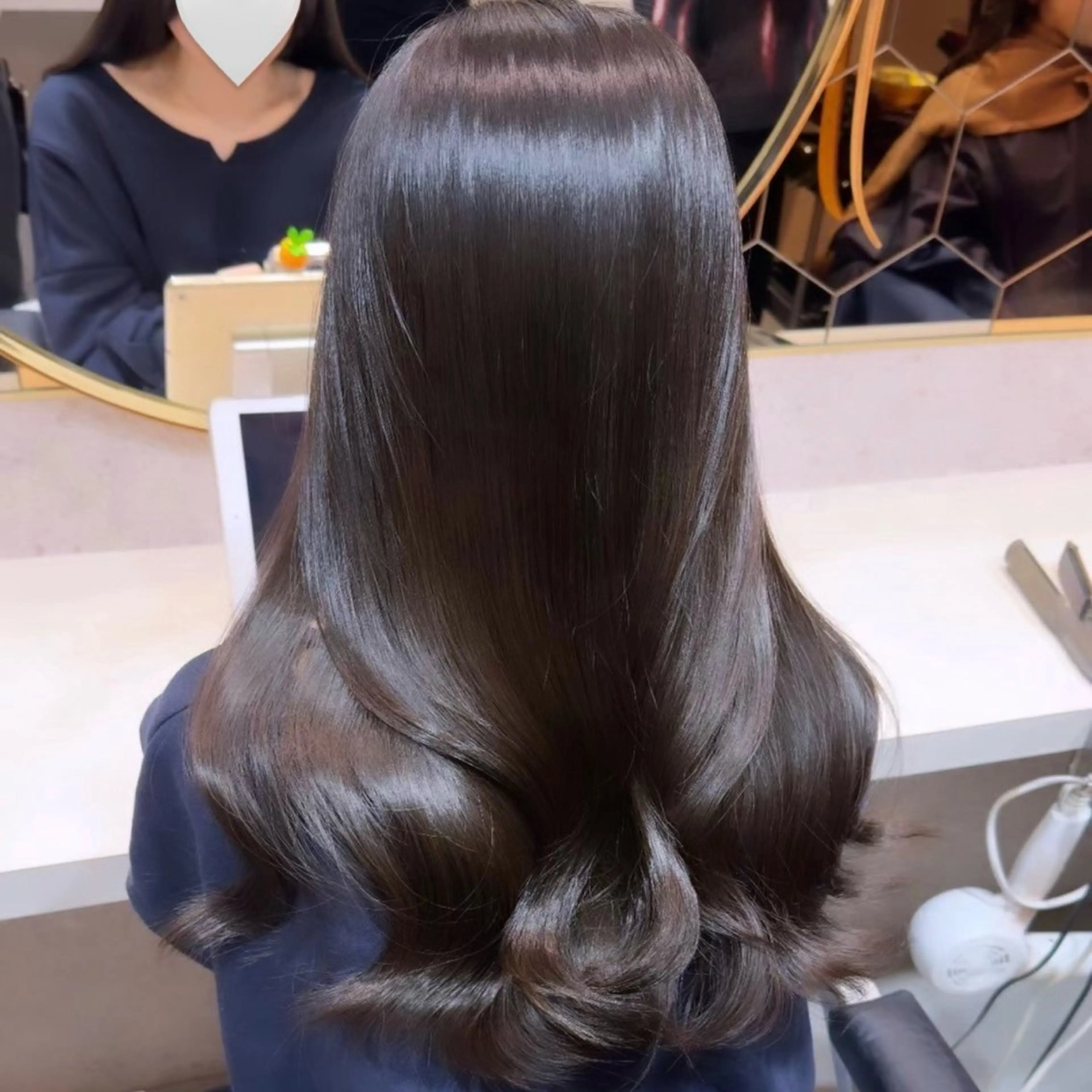 ロング カラー 新宿/韓国ヘア kurea🎀のヘアスタイル